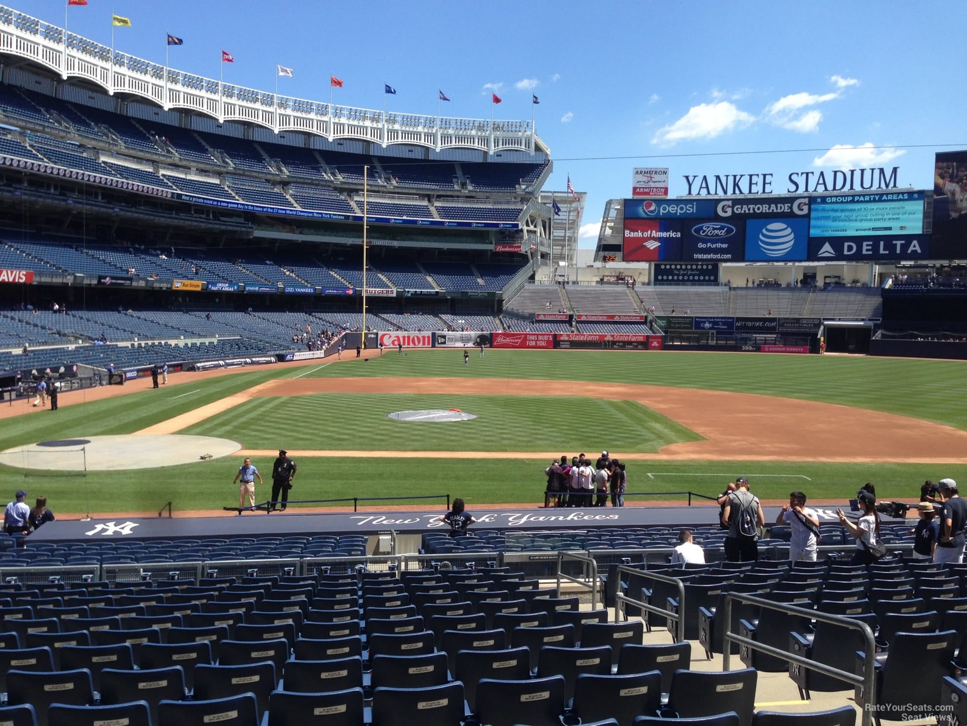Section 117A at Yankee Stadium New York Yankees