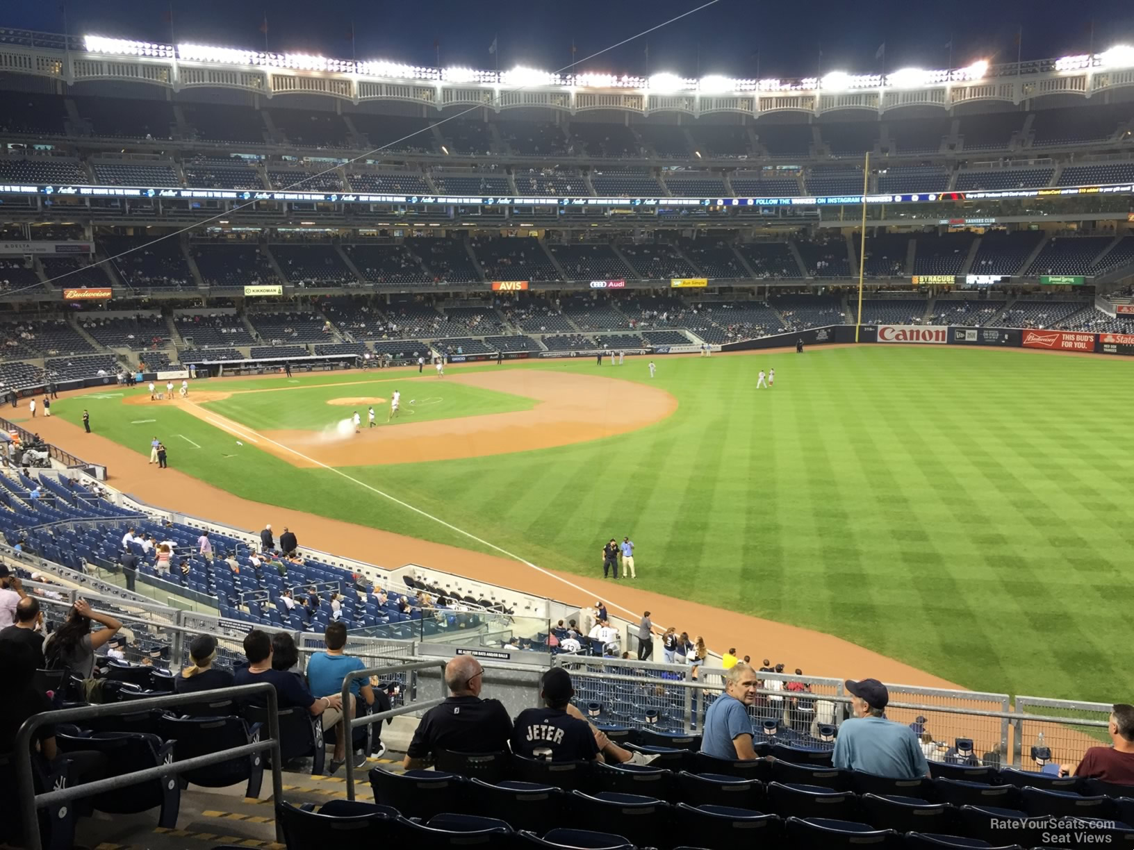 section 209, row 9 seat view  for baseball - yankee stadium