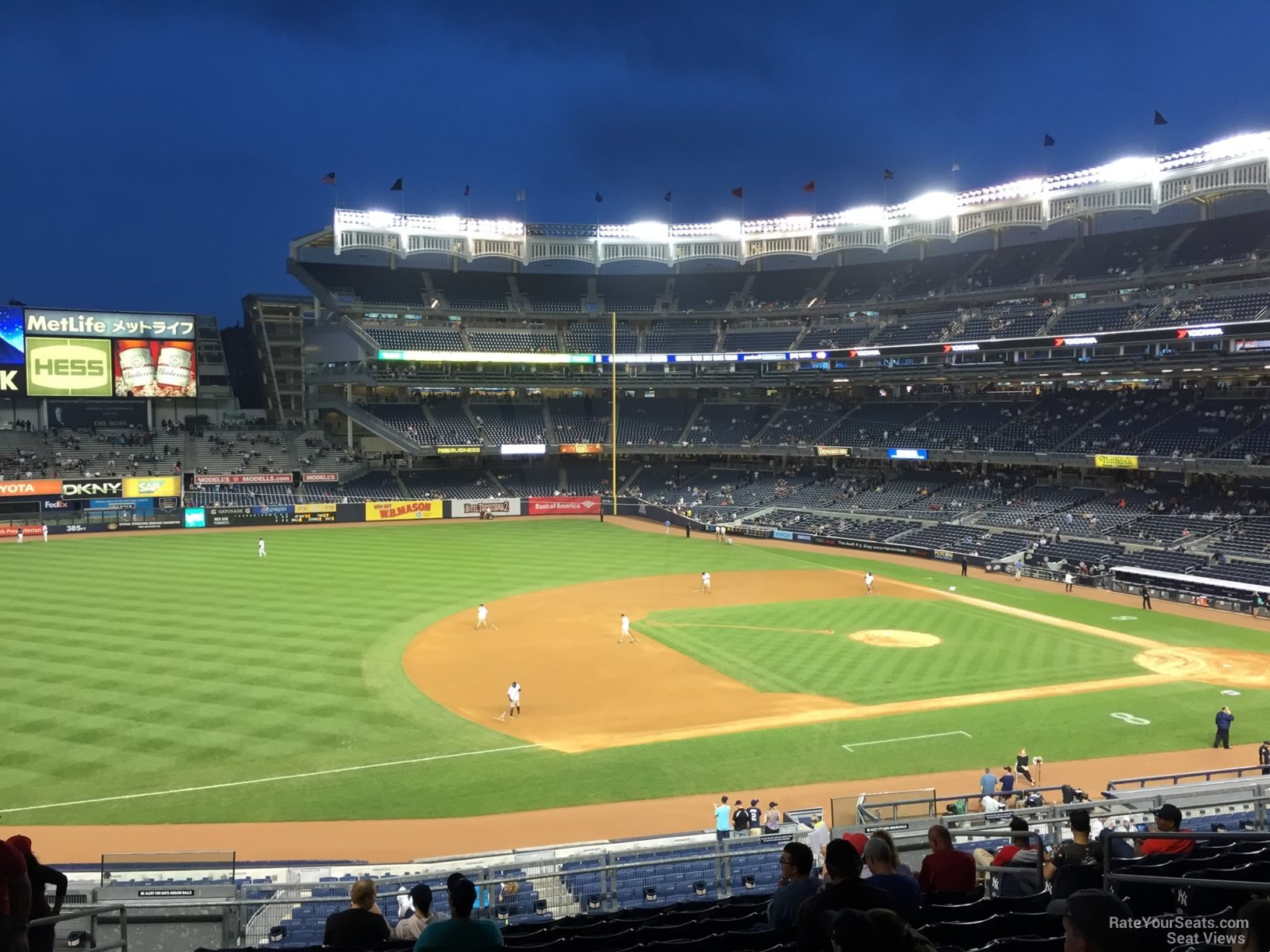section 227a, row 13 seat view  for baseball - yankee stadium