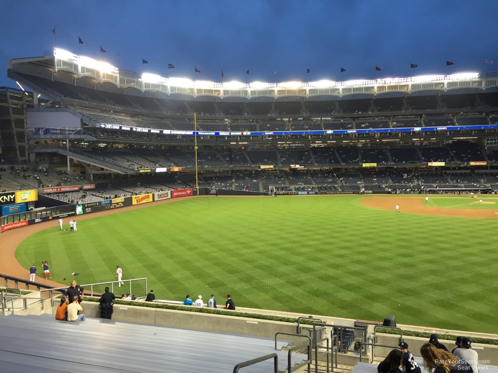 section 235, row 20 seat view  for baseball - yankee stadium