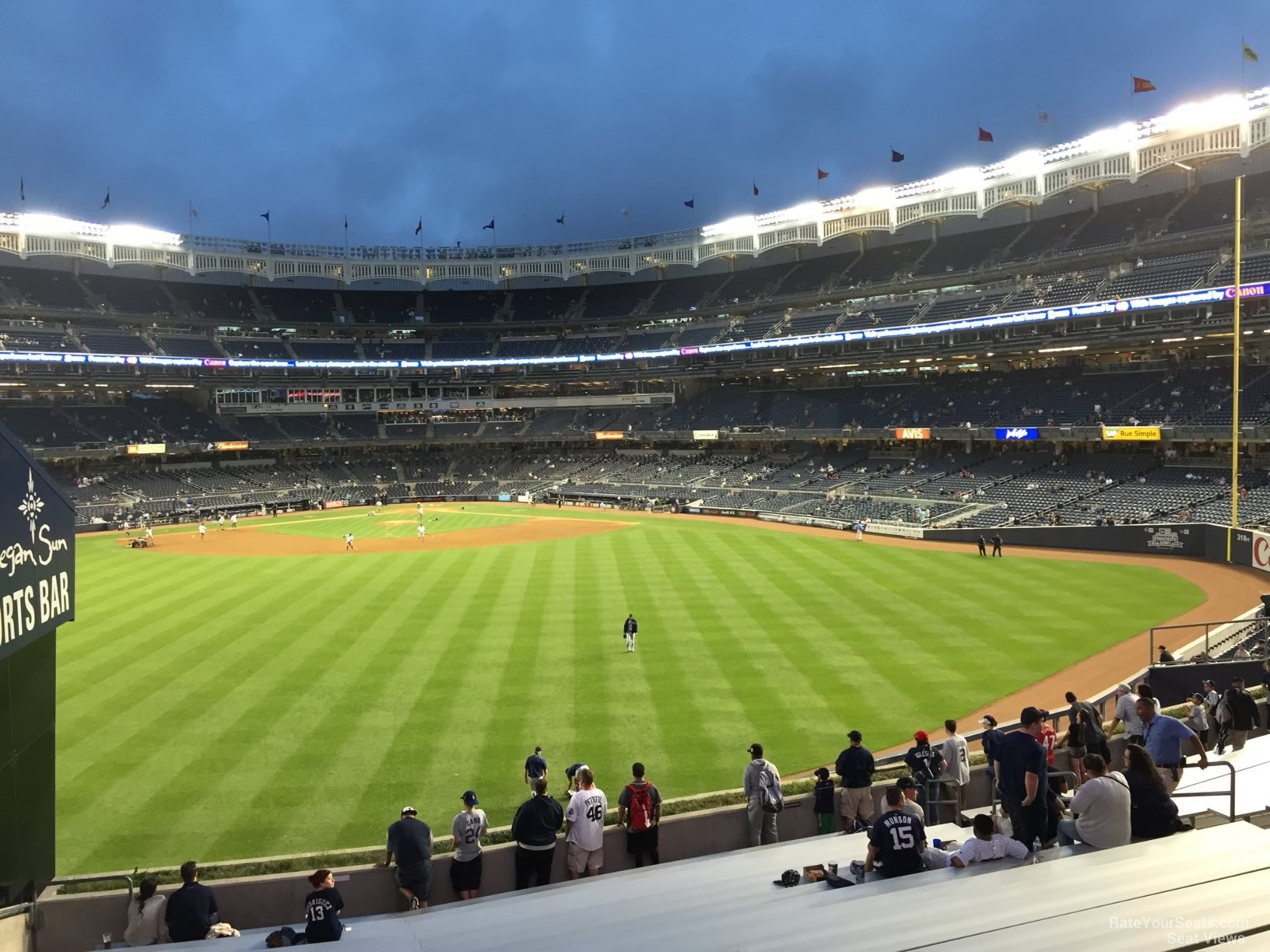 section 239, row 20 seat view  for baseball - yankee stadium