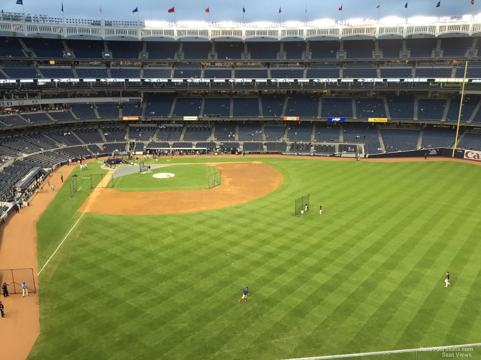 section 305, row 6 seat view  for baseball - yankee stadium