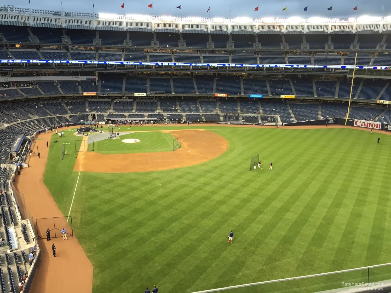 section 306, row 6 seat view  for baseball - yankee stadium