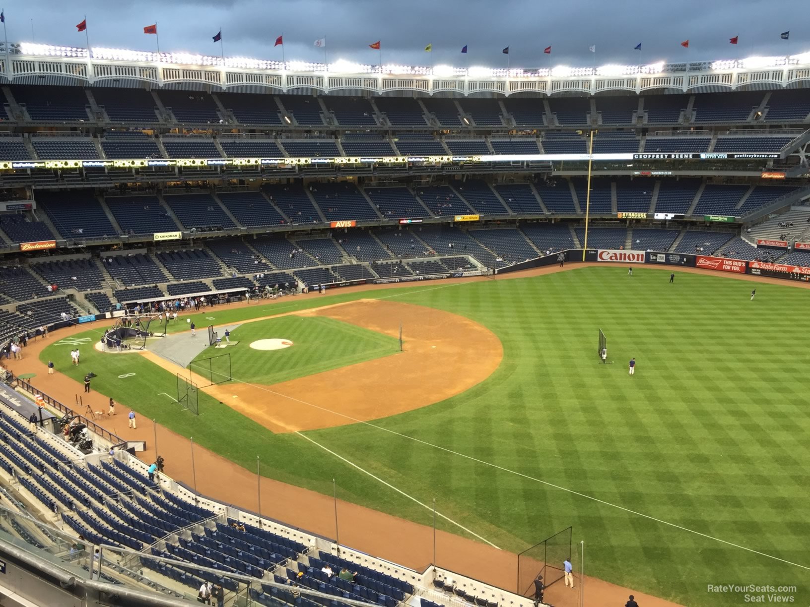 section 310, row 6 seat view  for baseball - yankee stadium