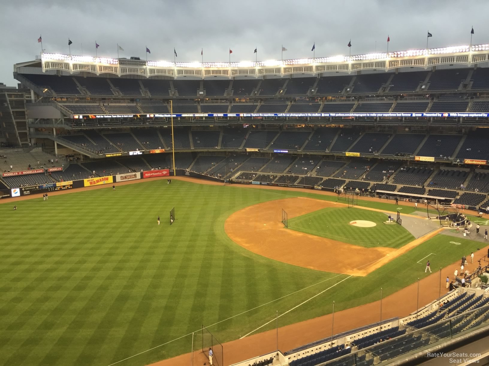 section 330, row 6 seat view  for baseball - yankee stadium