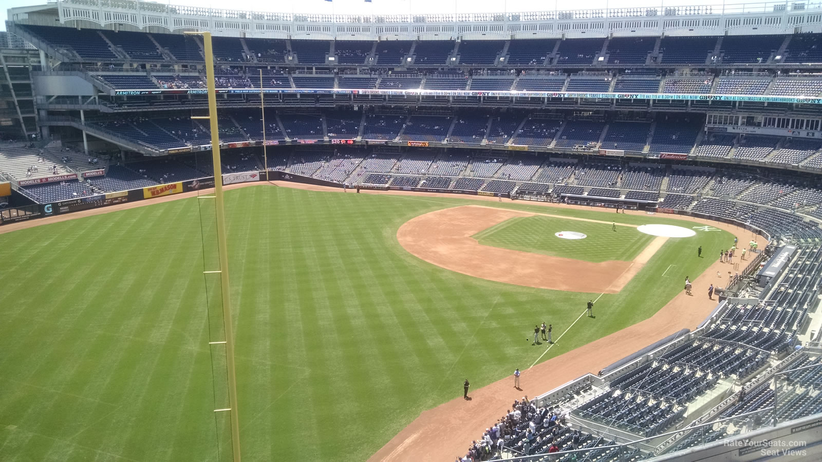 section 332a, row 6 seat view  for baseball - yankee stadium