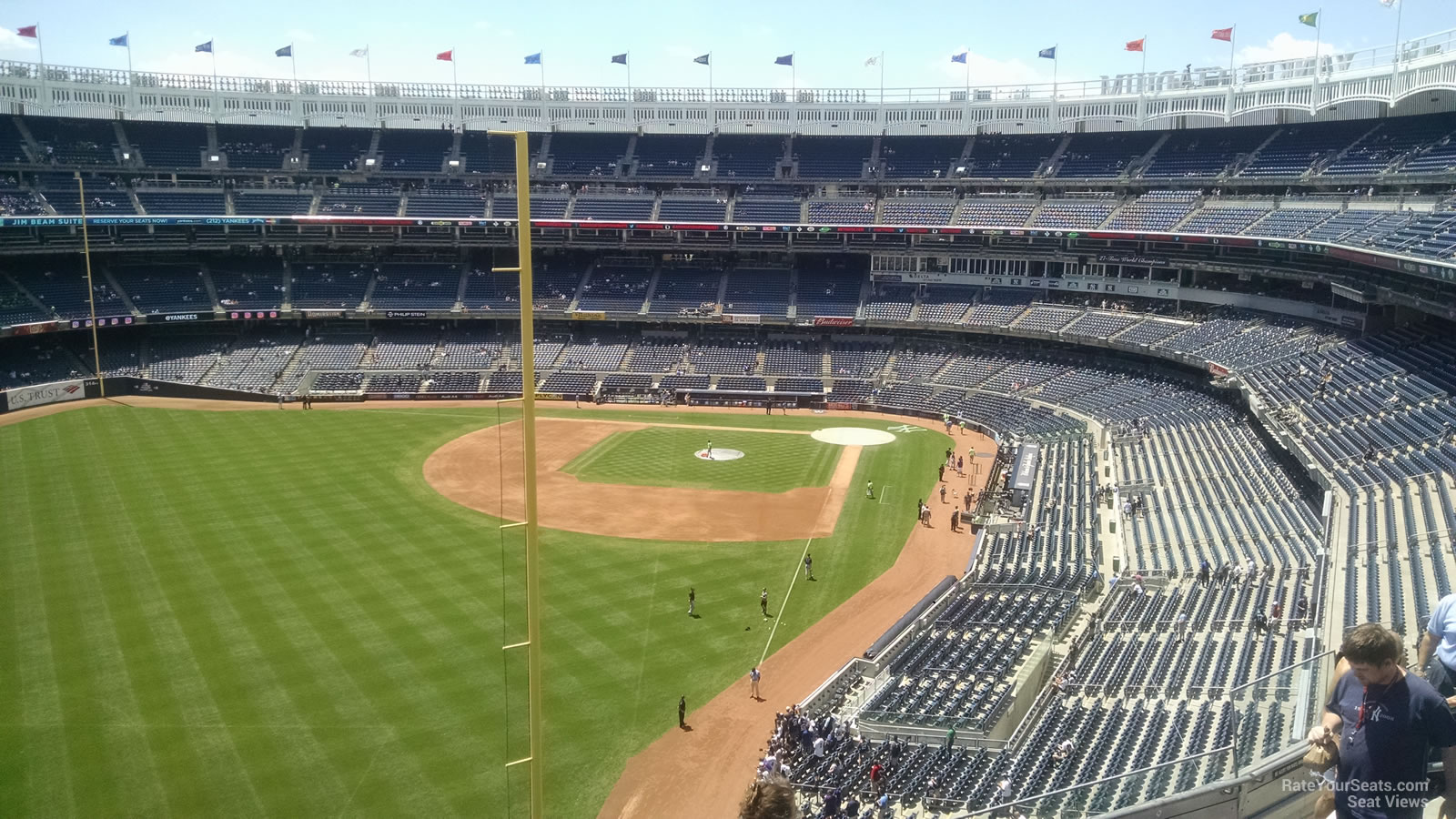 Terrace Outfield Yankee Stadium Baseball Seating