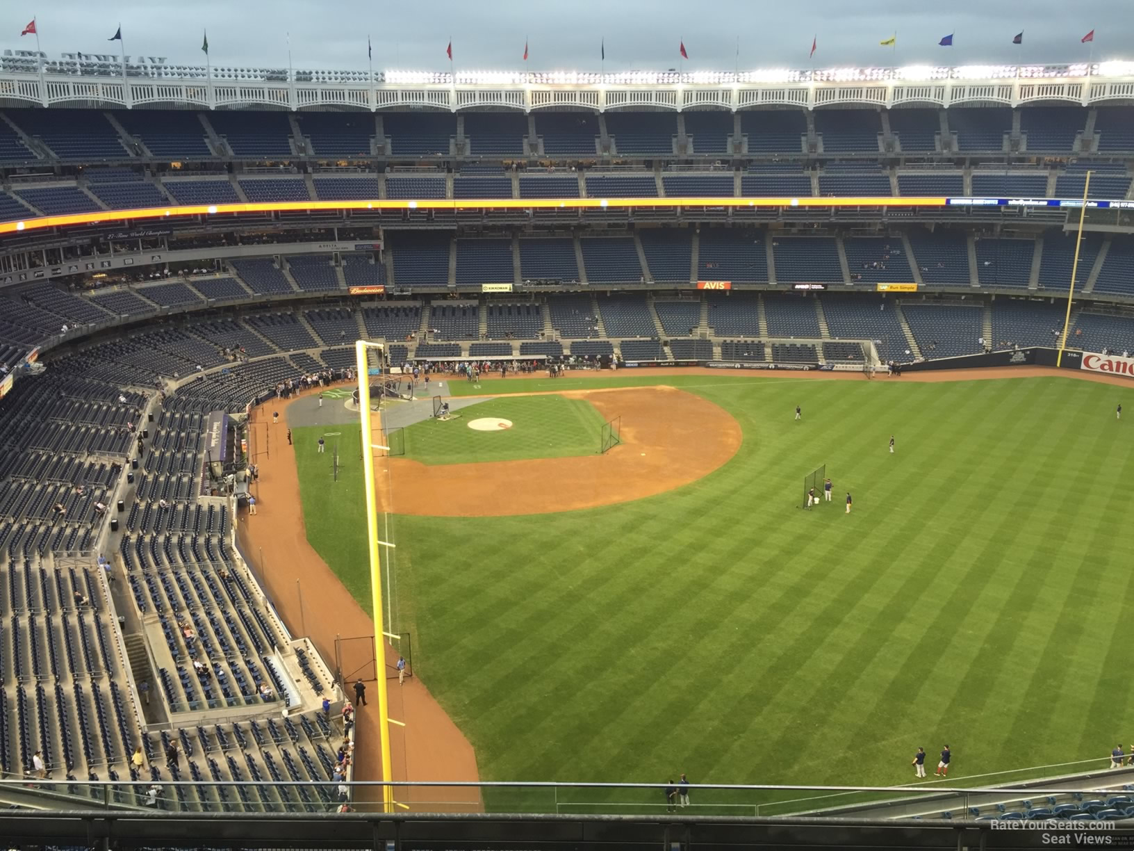 section 407a, row 6 seat view  for baseball - yankee stadium