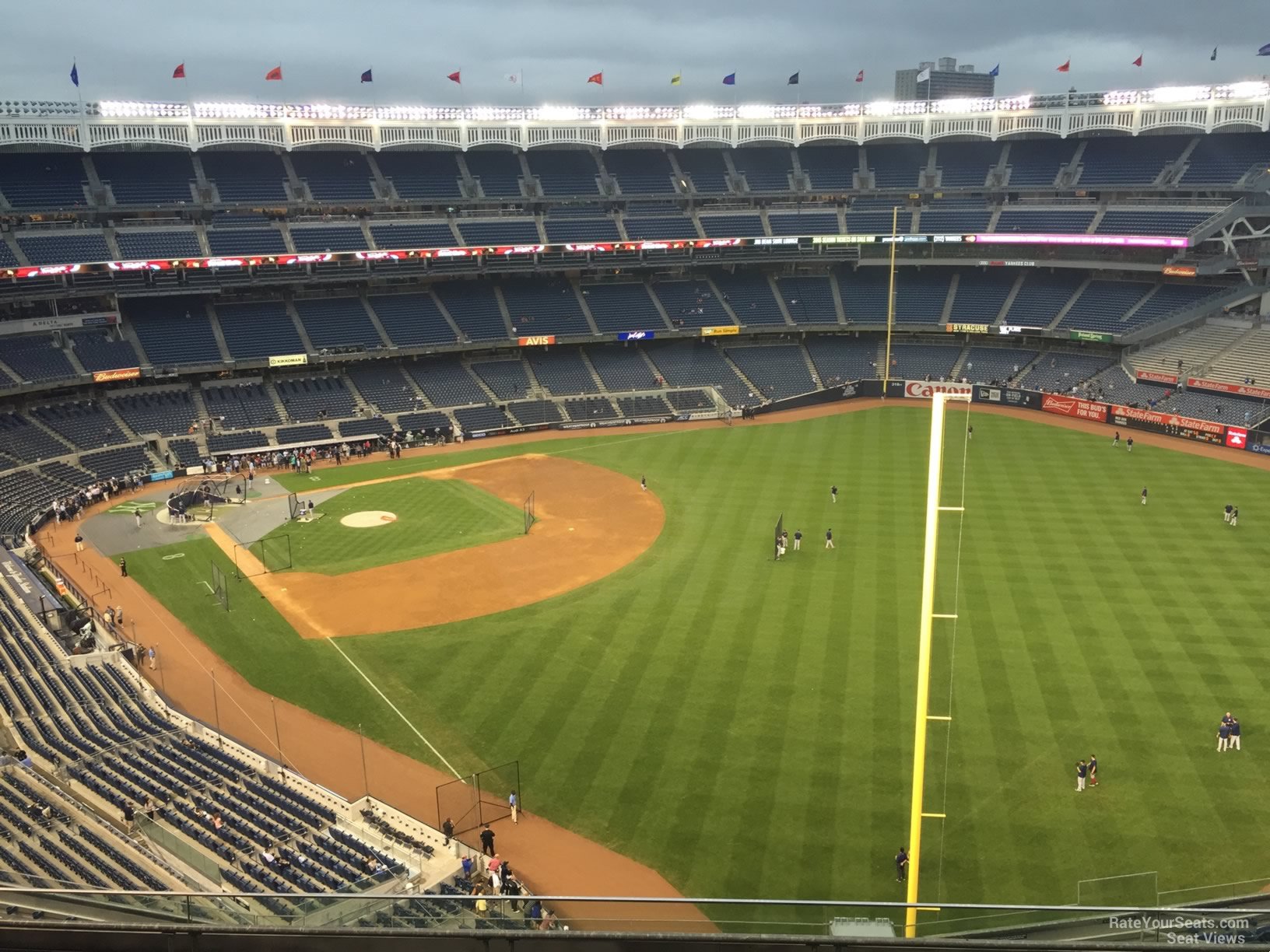 section 408, row 6 seat view  for baseball - yankee stadium