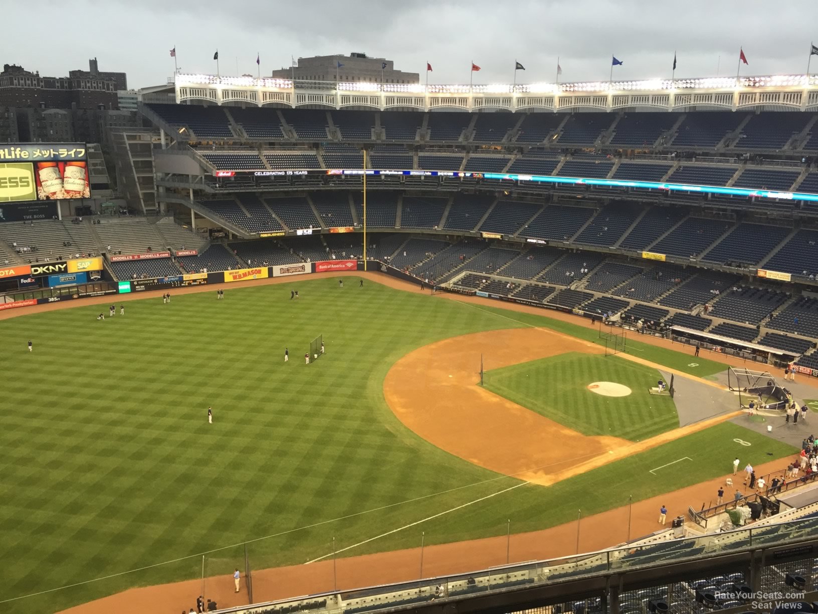 section 428, row 6 seat view  for baseball - yankee stadium