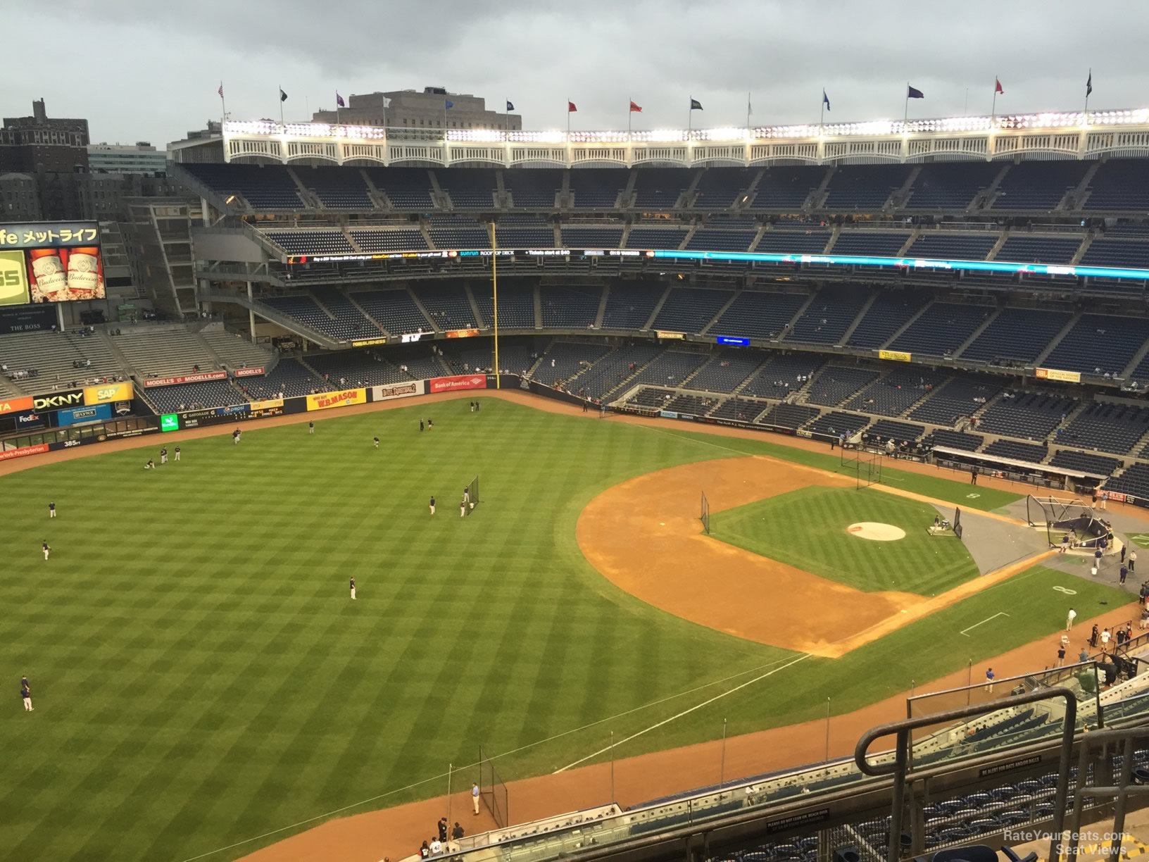 section 429, row 6 seat view  for baseball - yankee stadium