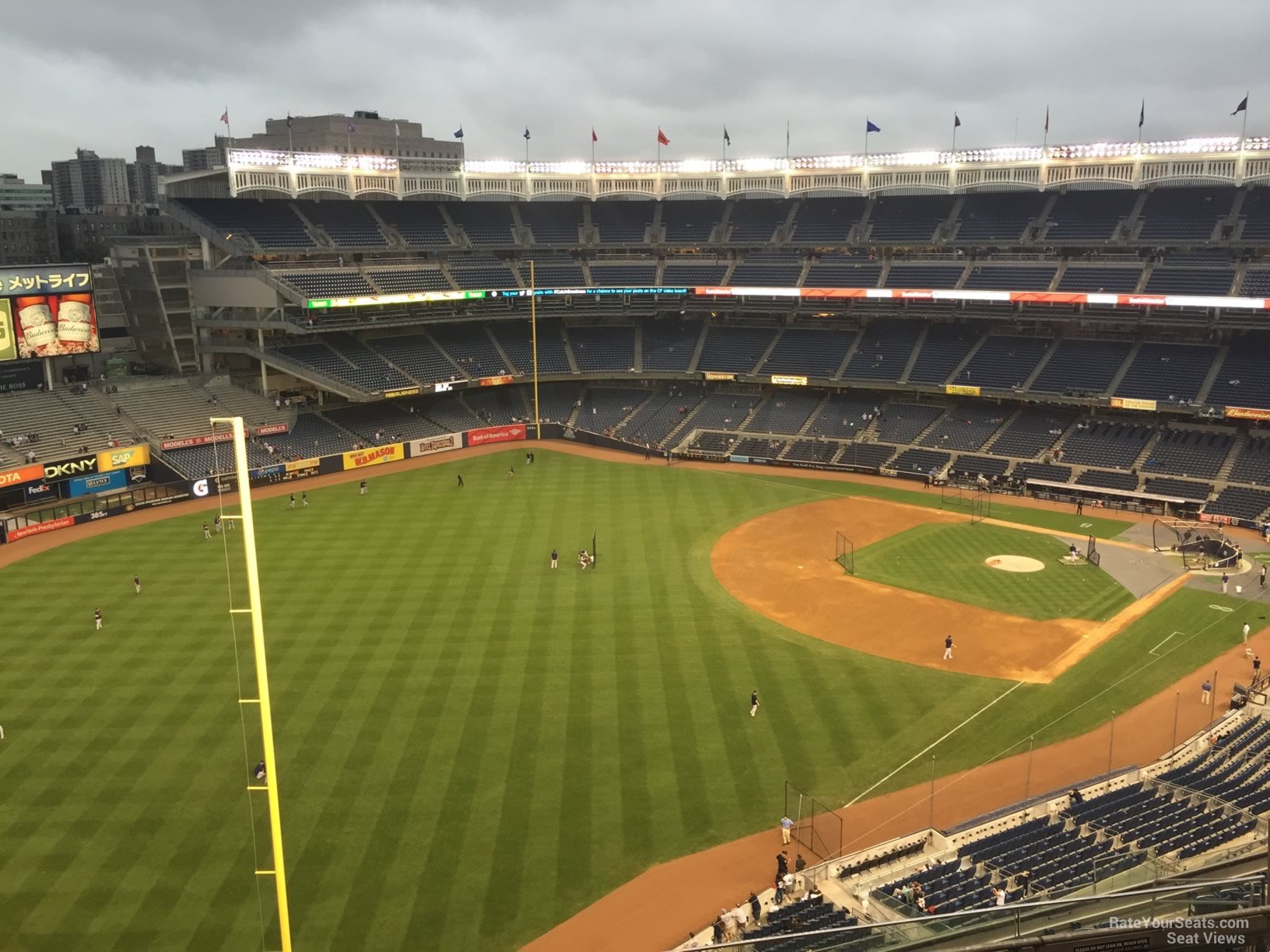 section 431a, row 6 seat view  for baseball - yankee stadium