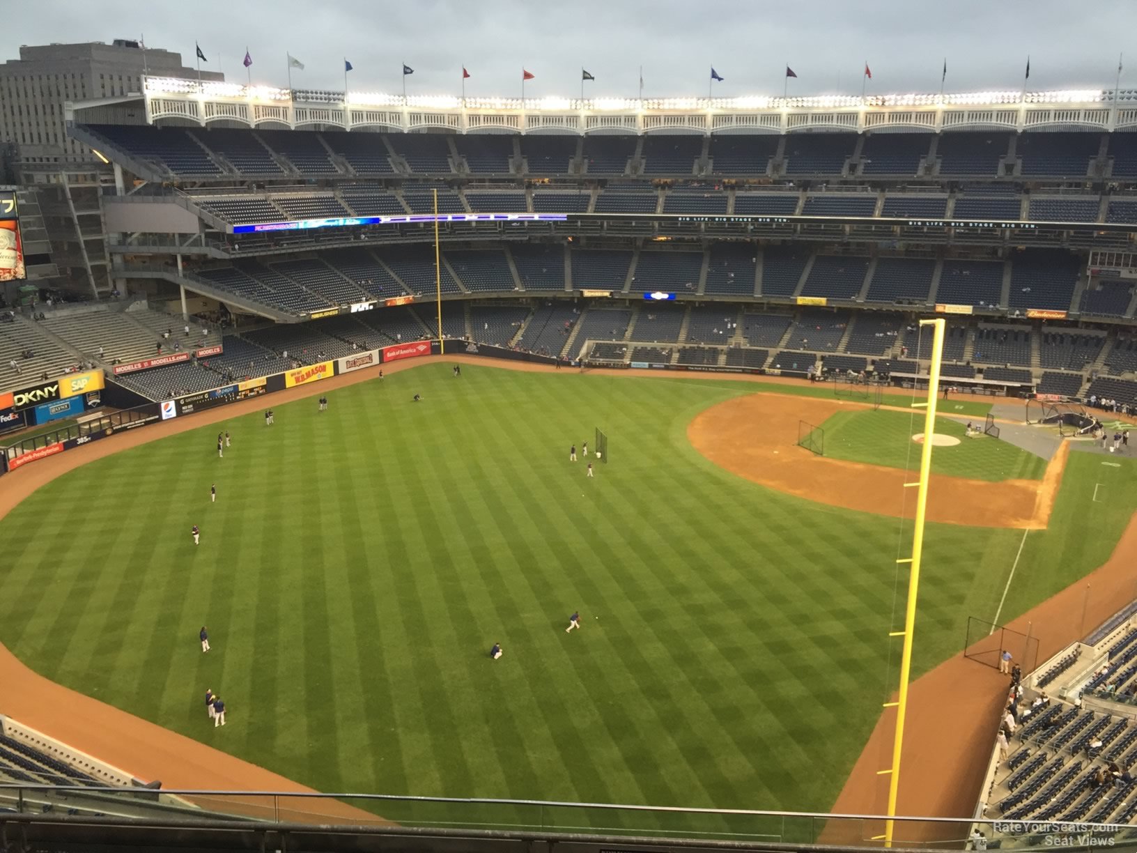 section 432b, row 6 seat view  for baseball - yankee stadium