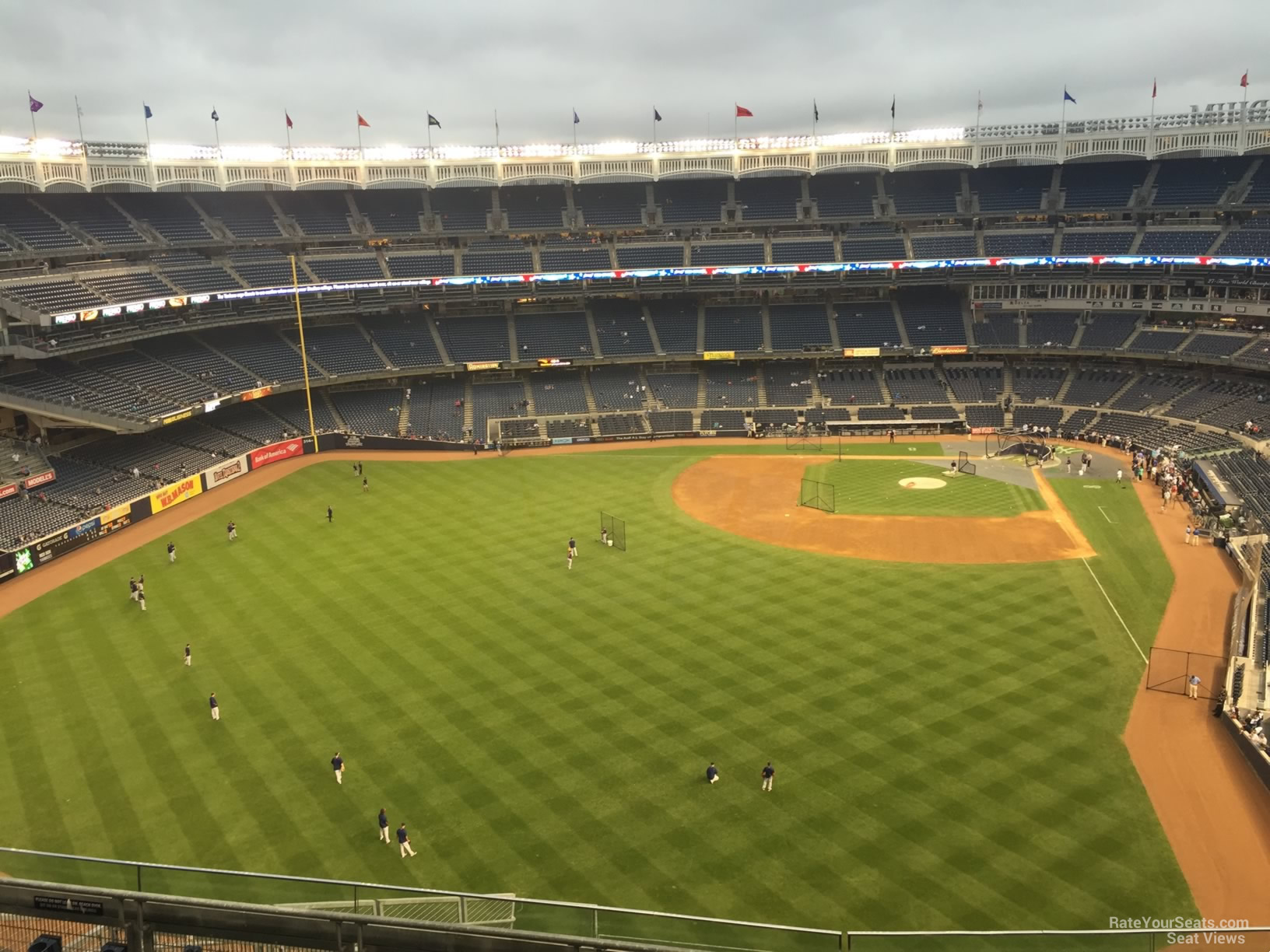 section 434a, row 6 seat view  for baseball - yankee stadium