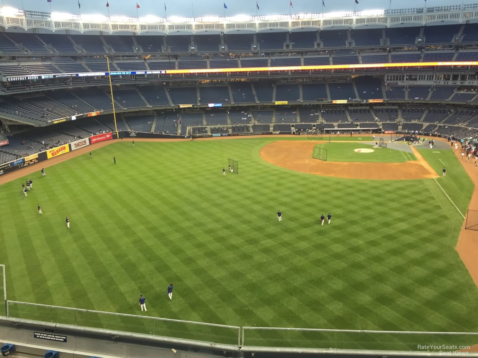 section 434b, row 6 seat view  for baseball - yankee stadium