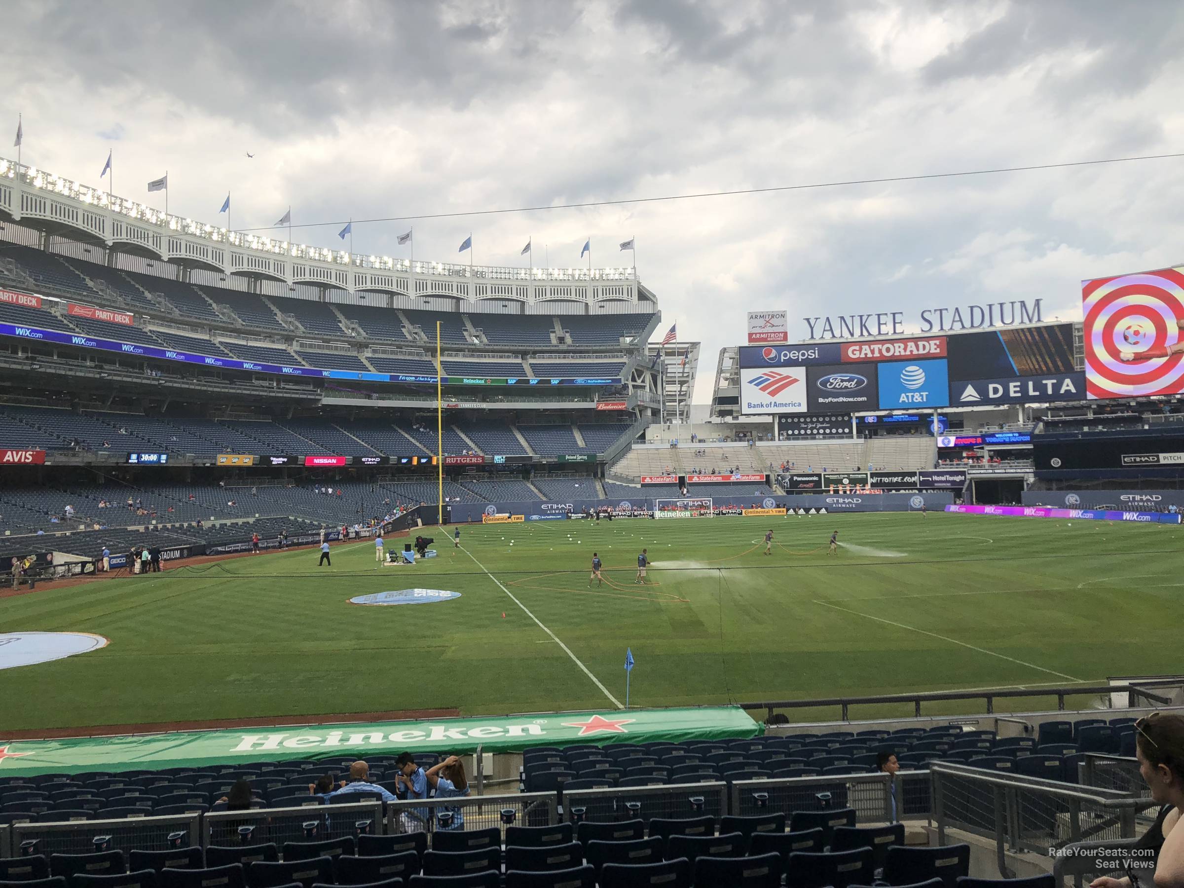 section 116, row 10 seat view  for soccer - yankee stadium