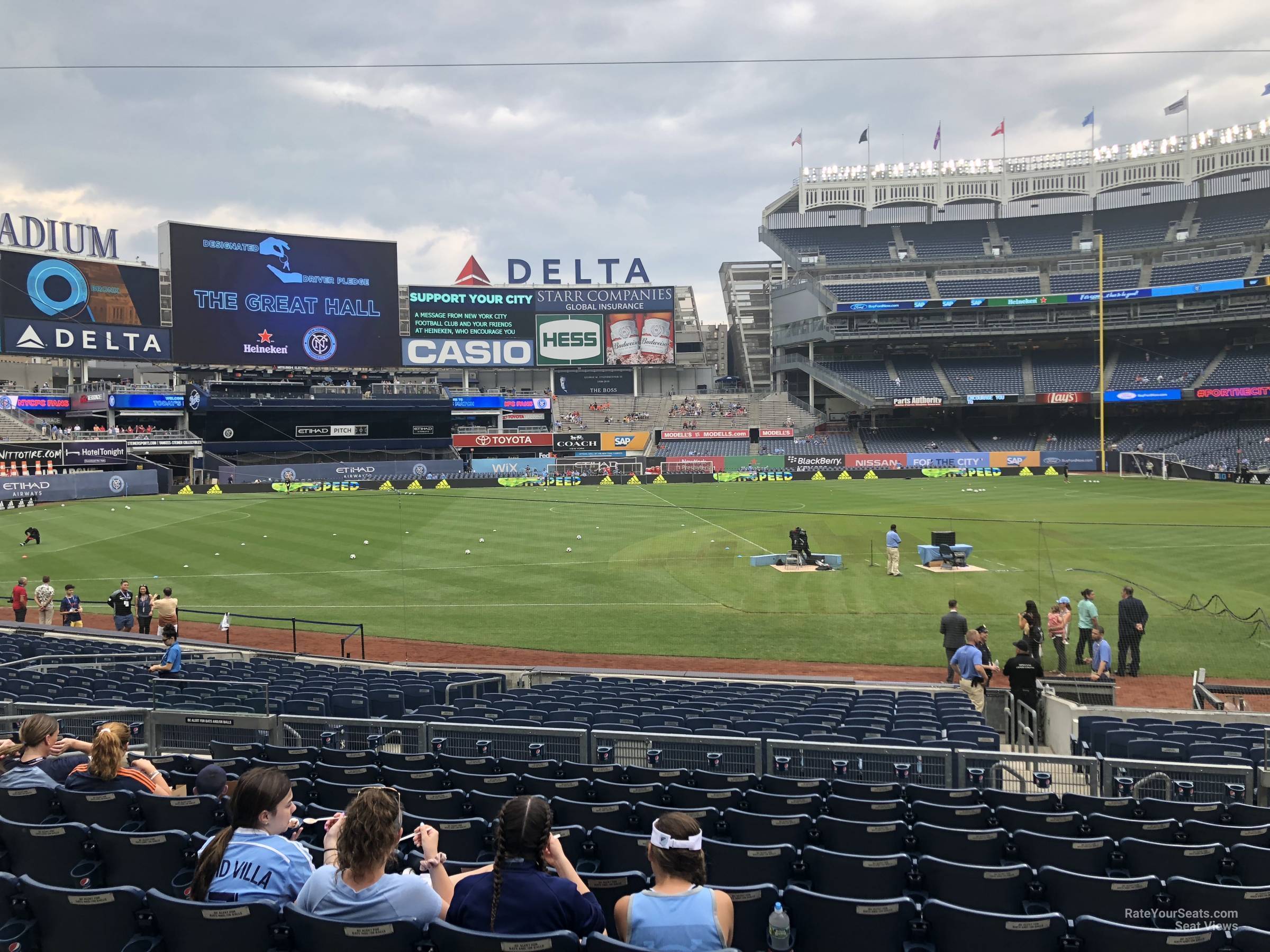 section 126, row 10 seat view  for soccer - yankee stadium