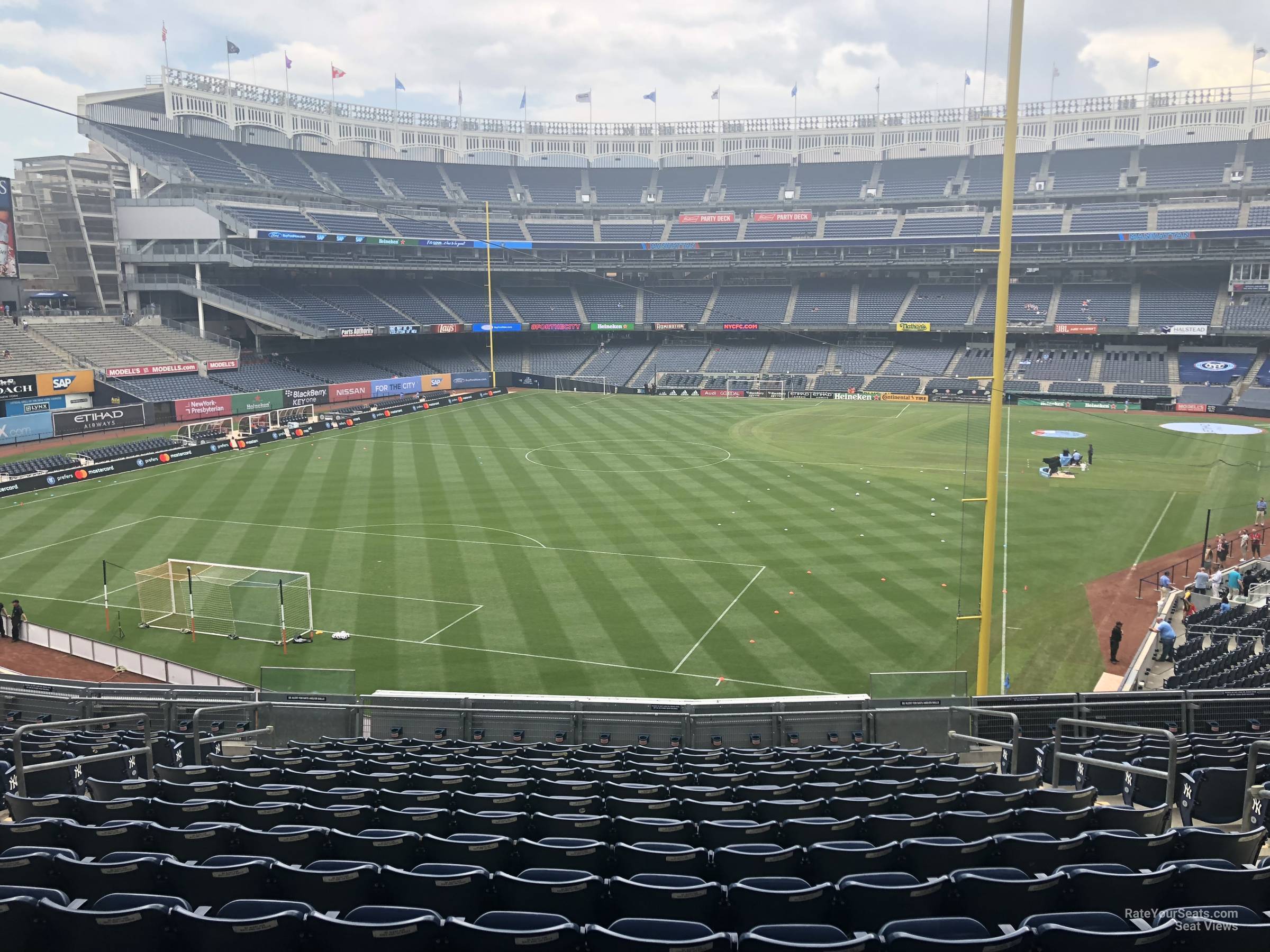 Yankee Stadium Section 233B View.