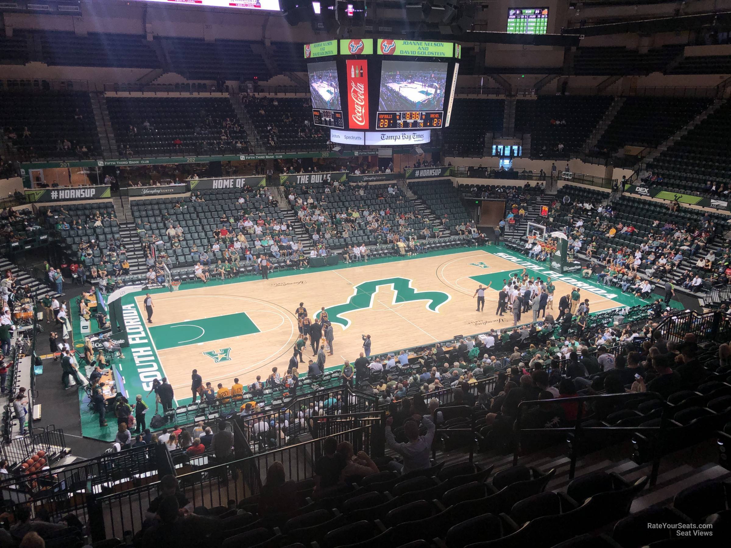 section 215, row z seat view  - yuengling center