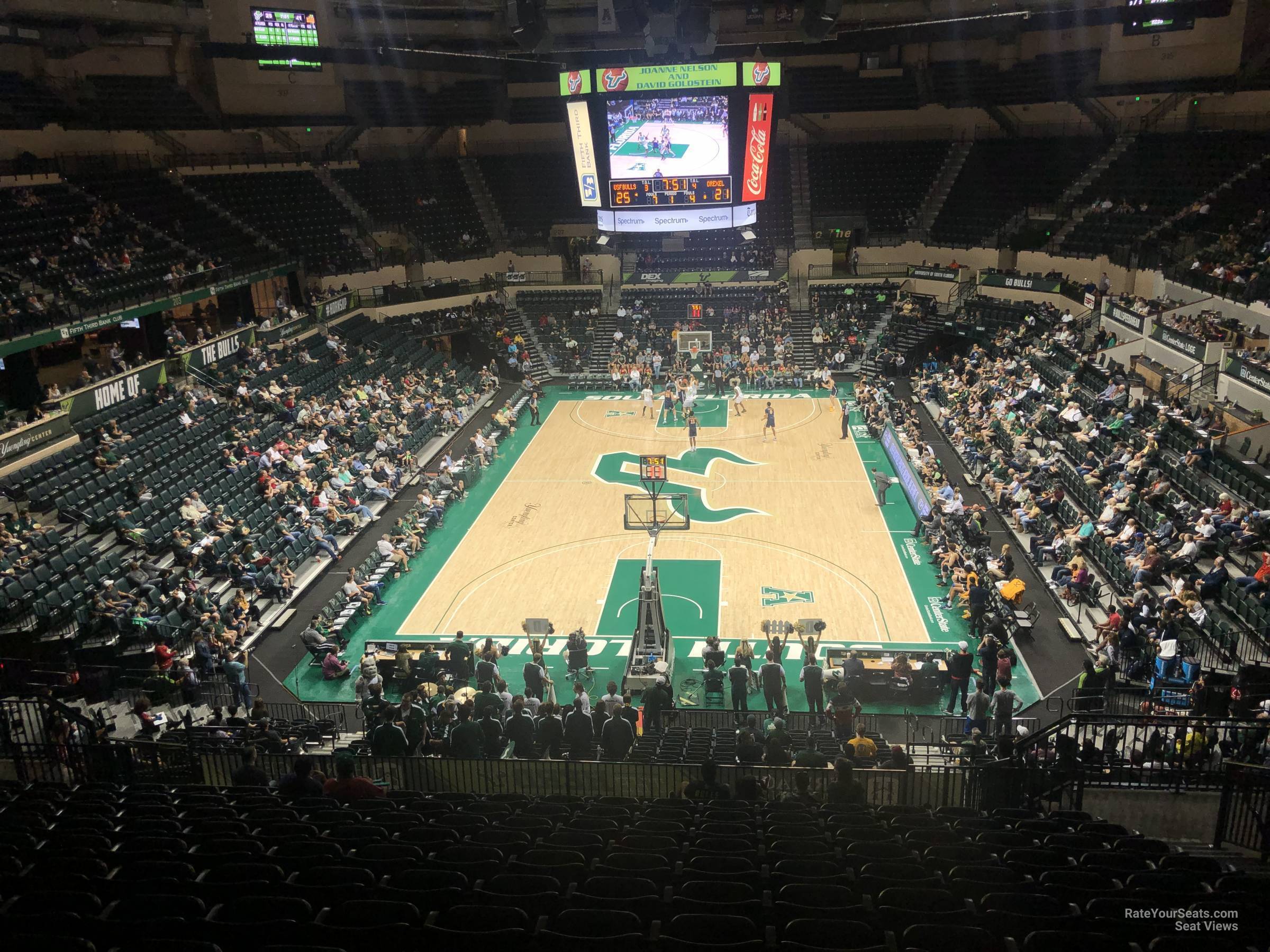 section 219, row z seat view  - yuengling center