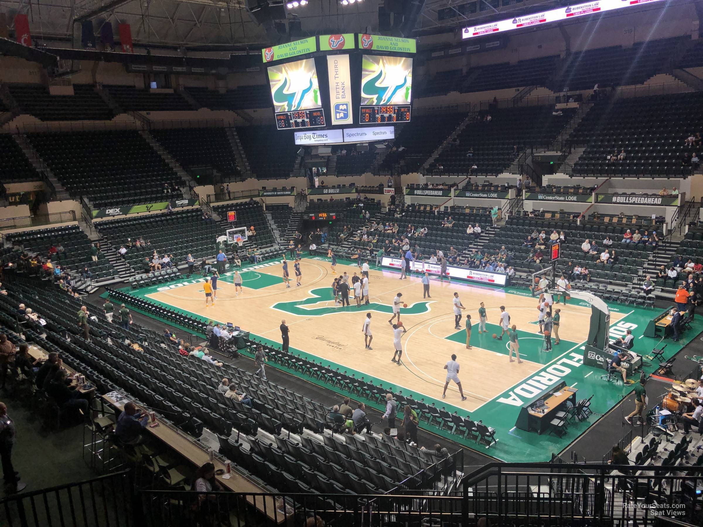 section 222, row t seat view  - yuengling center