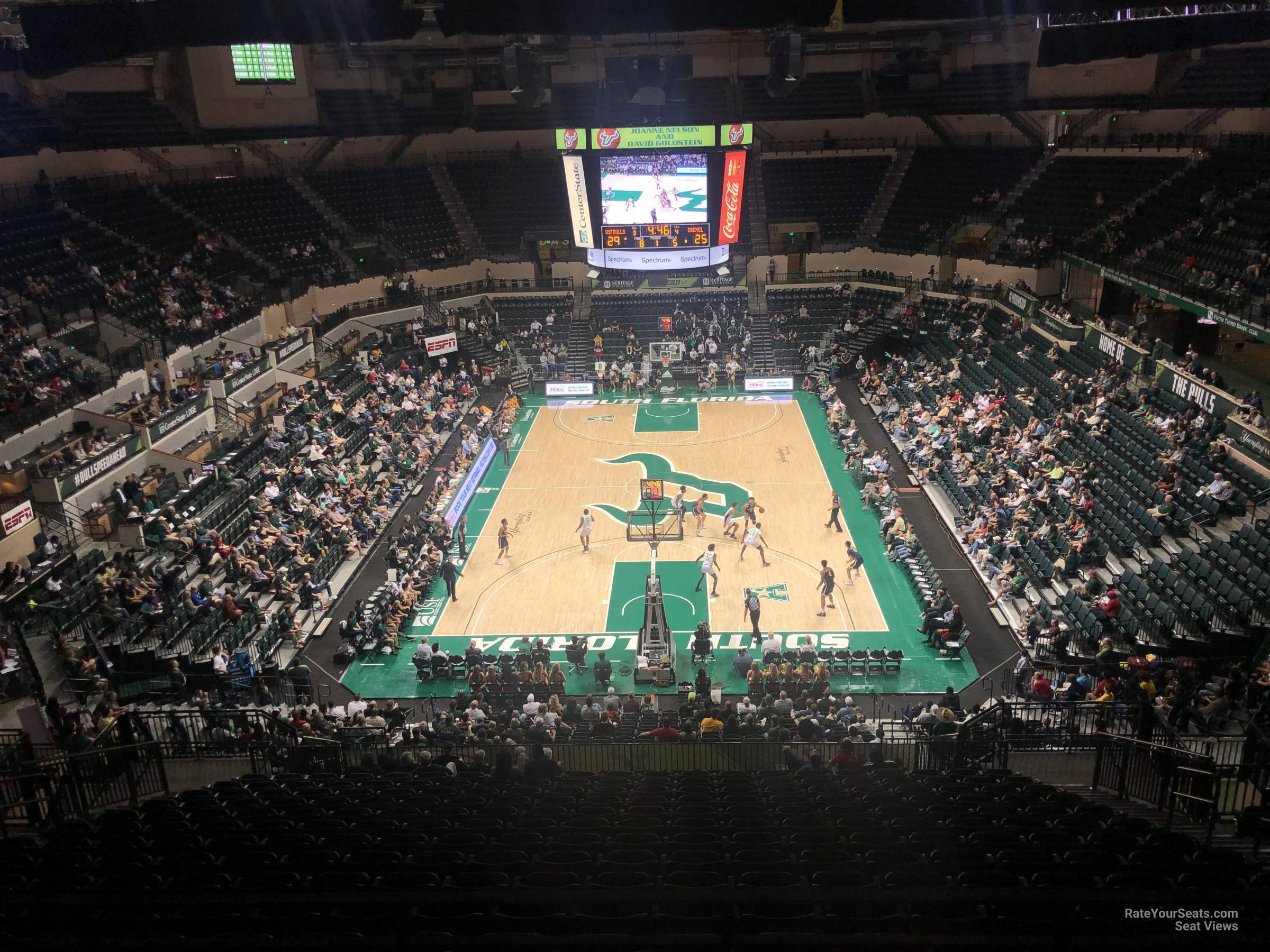 section 311, row c seat view  - yuengling center