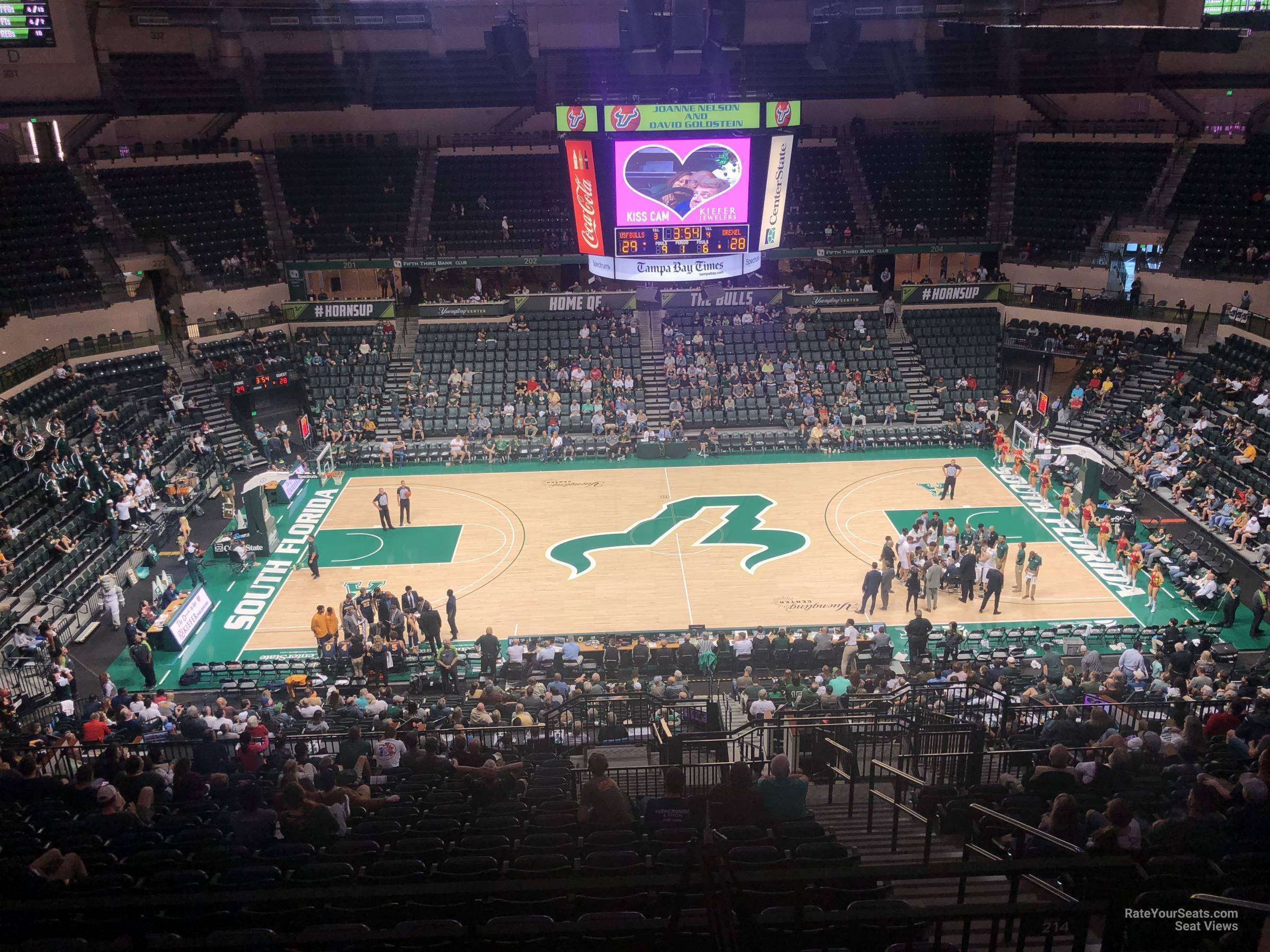 section 319, row c seat view  - yuengling center