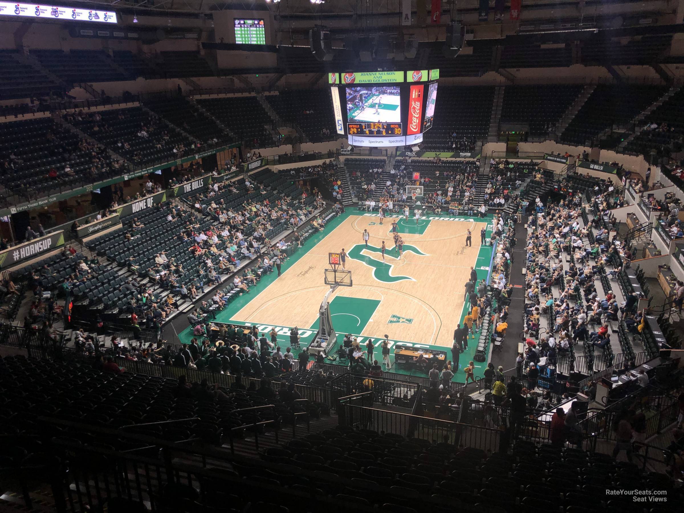 section 326, row c seat view  - yuengling center