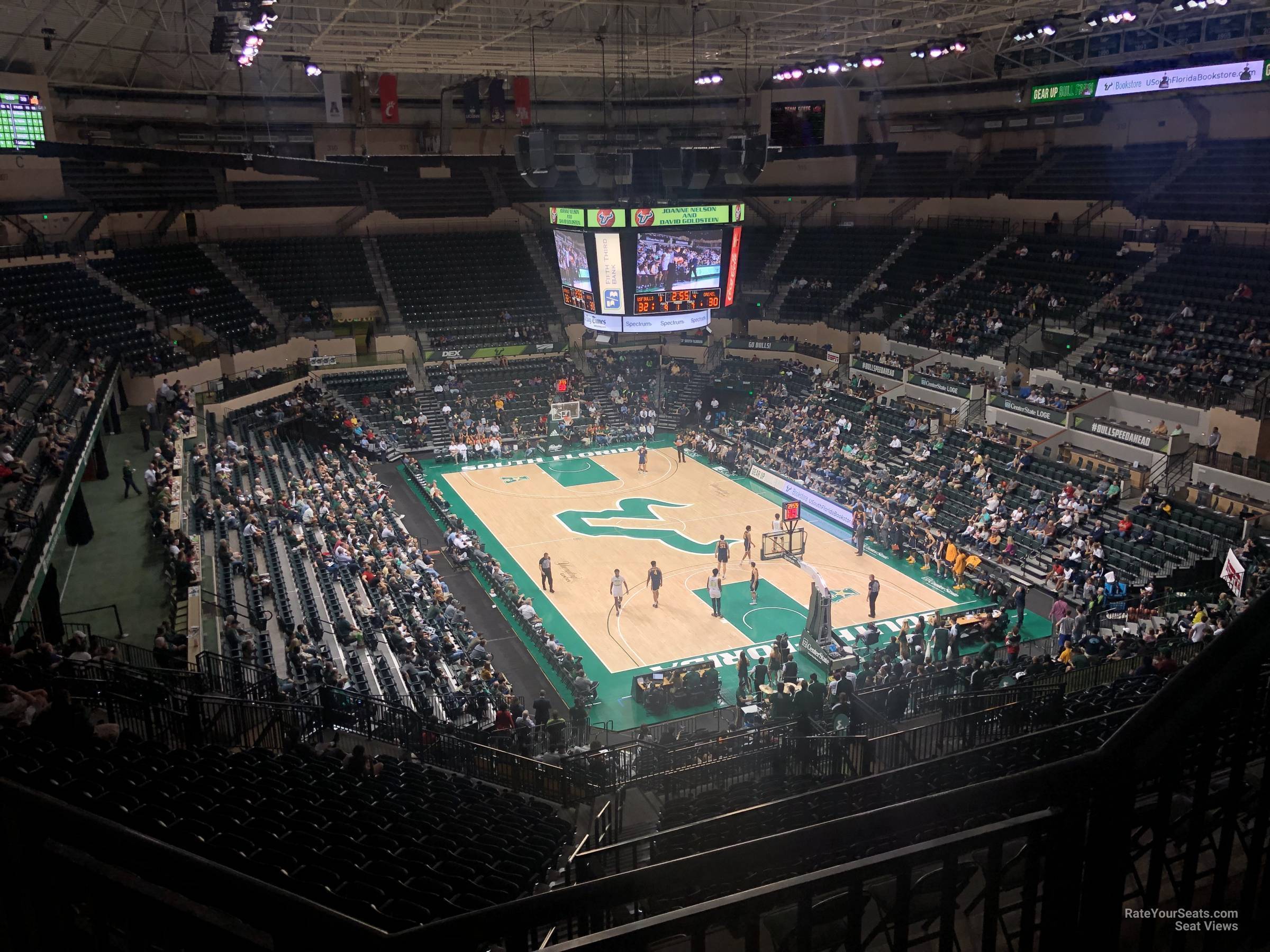 section 329, row d seat view  - yuengling center