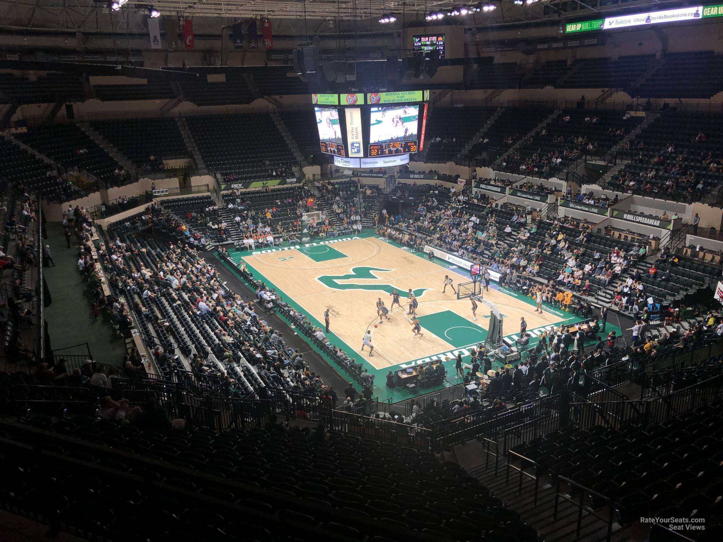 section 330, row c seat view  - yuengling center