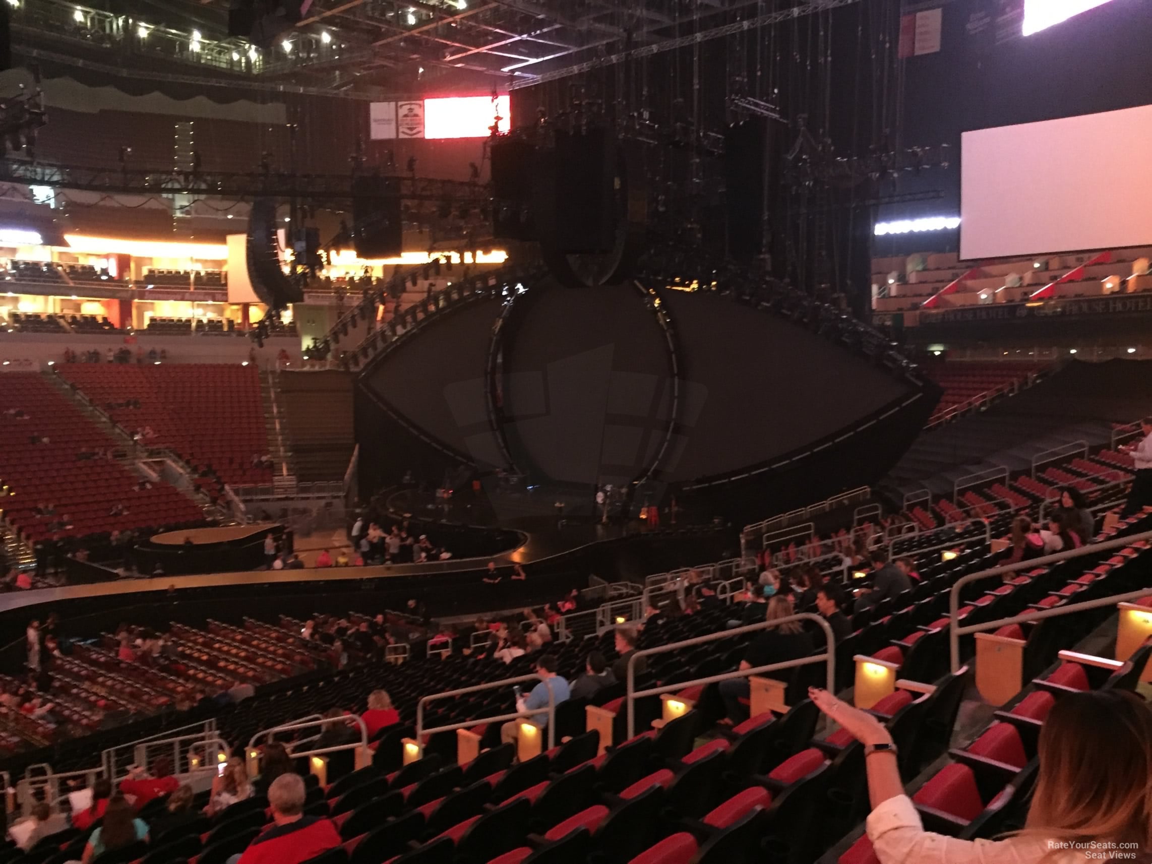 KFC Yum! Center Section 107 Concert Seating