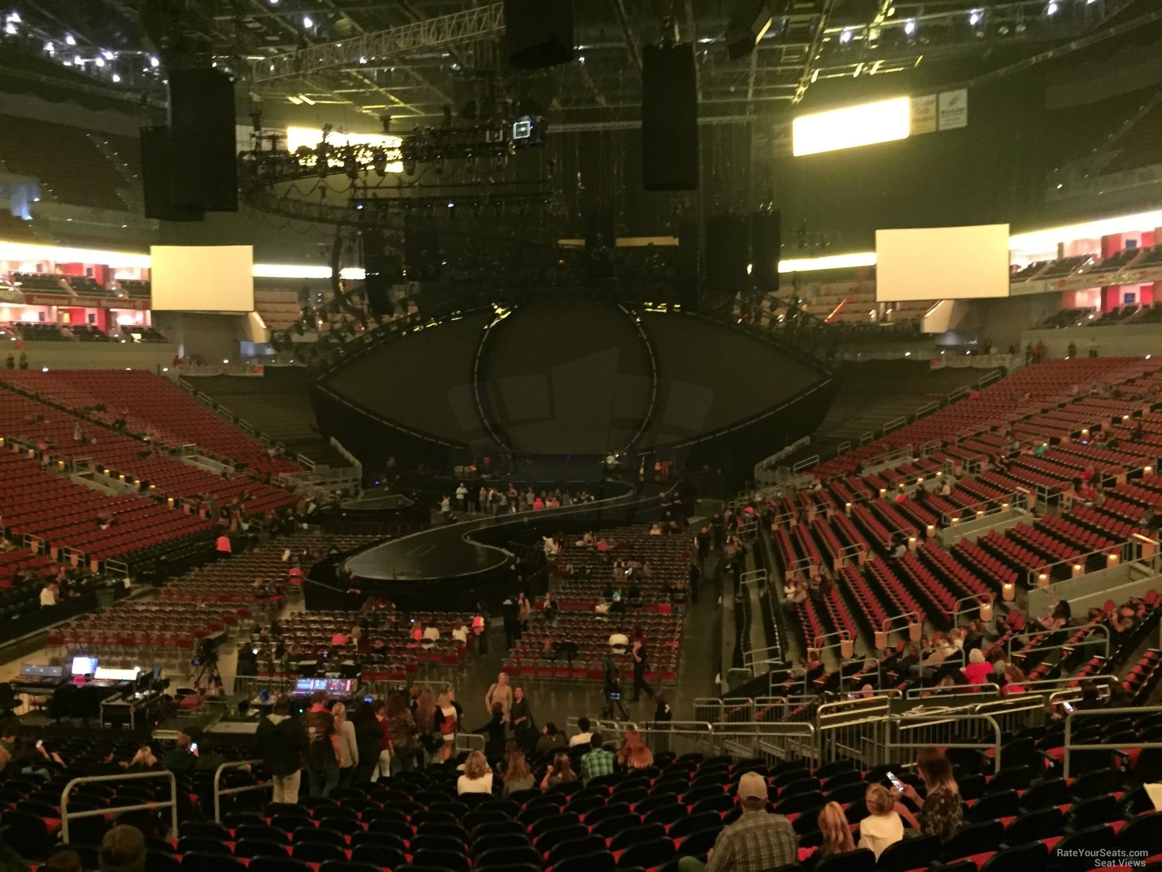 Kfc Yum Center Seating Chart View