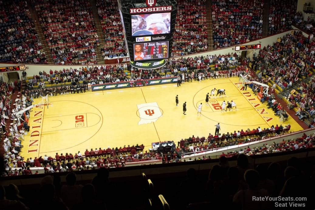 section kk seat view  - assembly hall