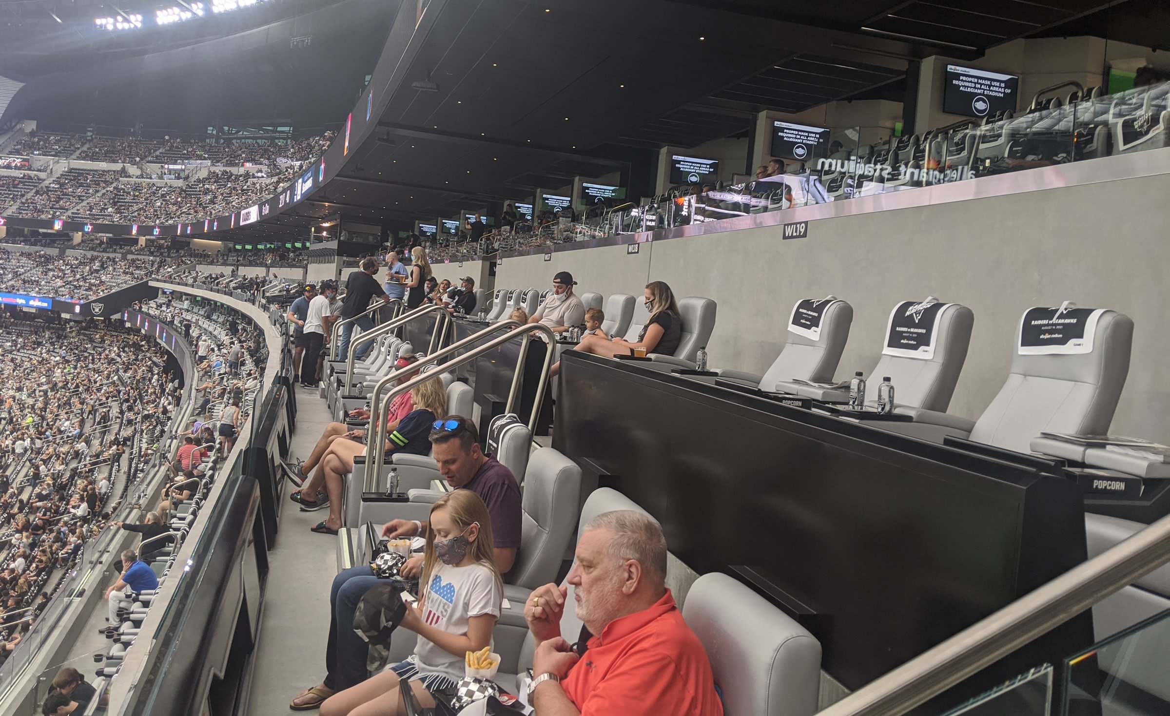 Allegiant Stadium set apart by premium seating options