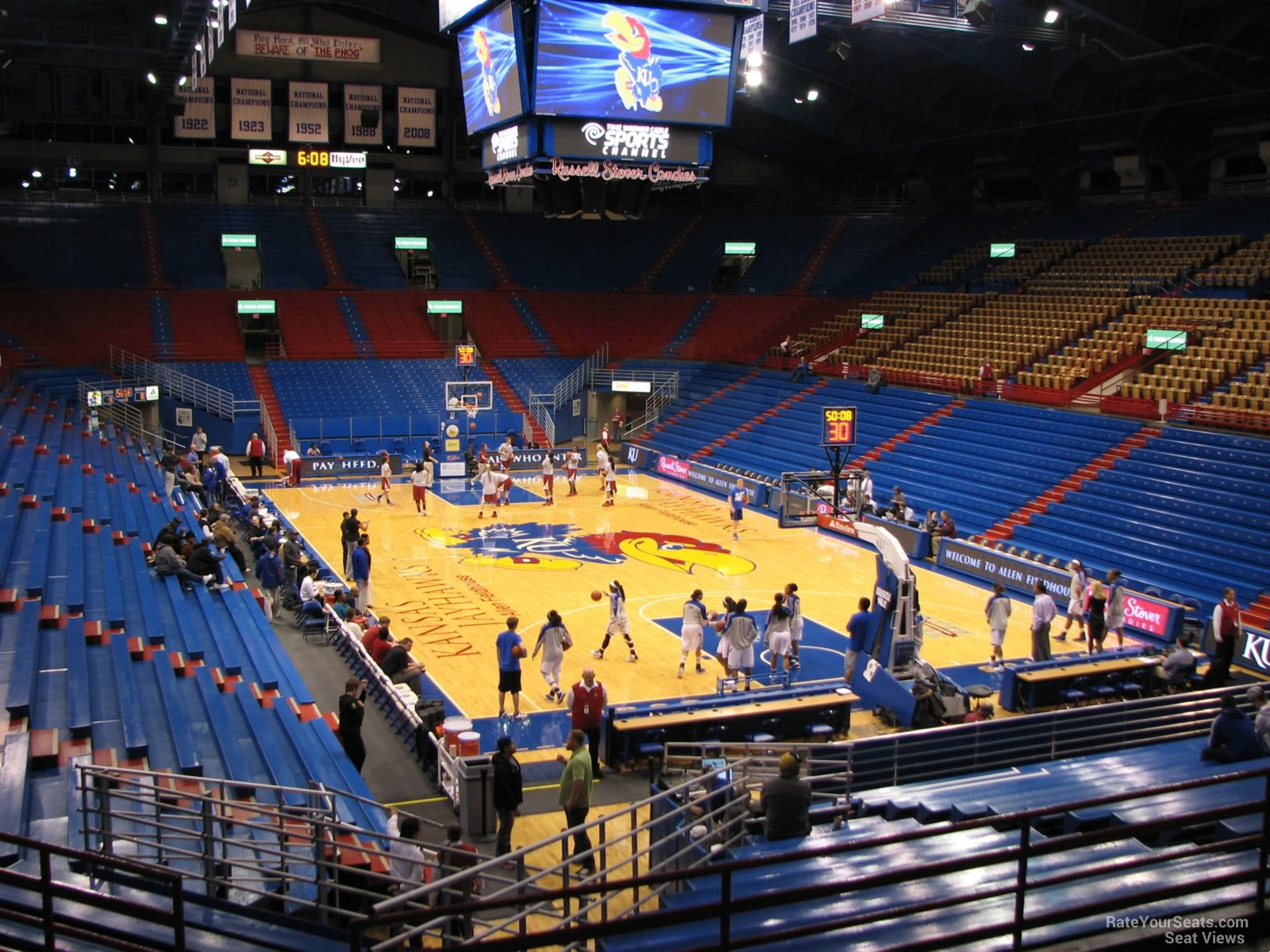 Allen Fieldhouse Section 13 - RateYourSeats.com1600 x 1200