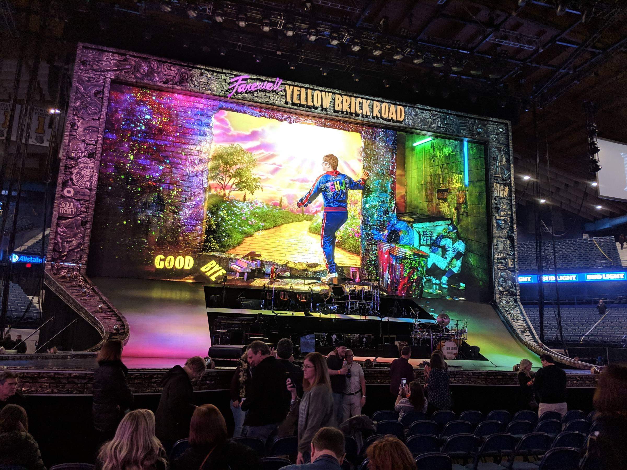 front left floor at Allstate Arena for Concert