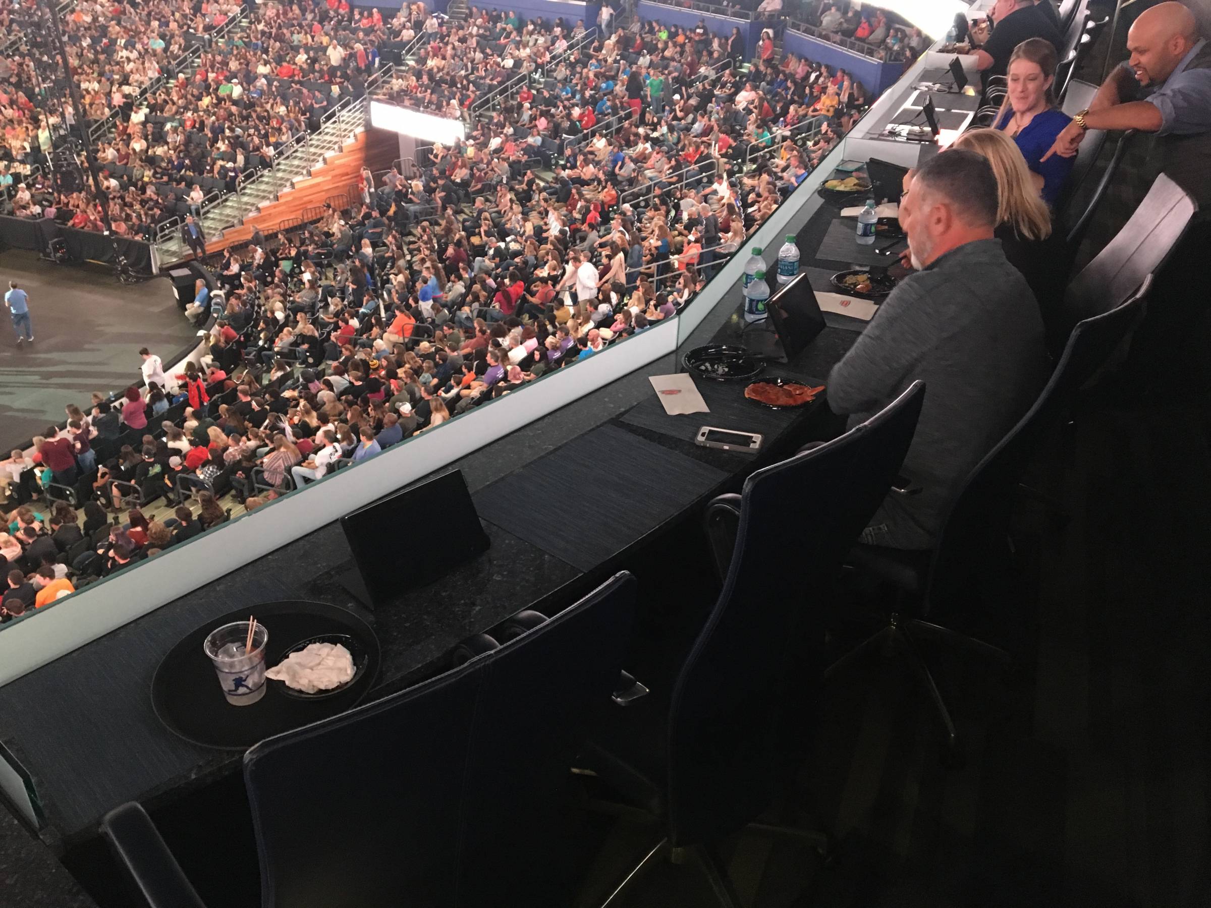 Connectwise Loge counter space at Amalie Arena
