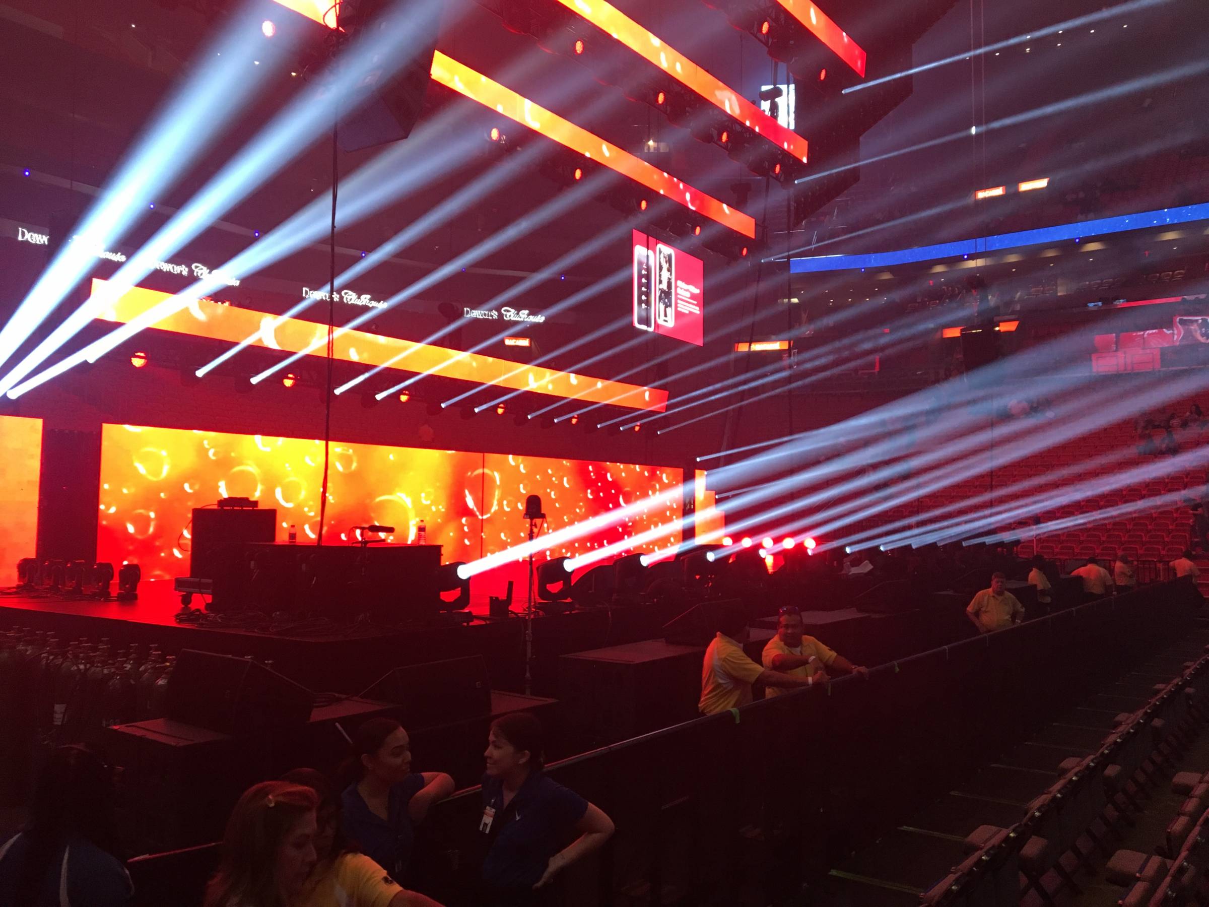 View From Front Left of floor at American FTX arena