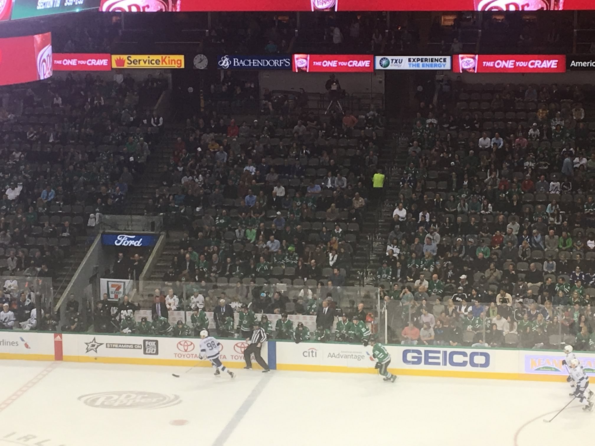 Dallas Stars Home Bench