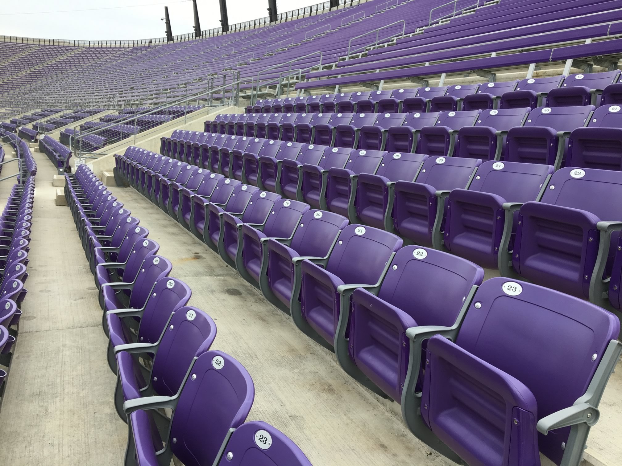 Sideline Seats at Amon Carter Stadium