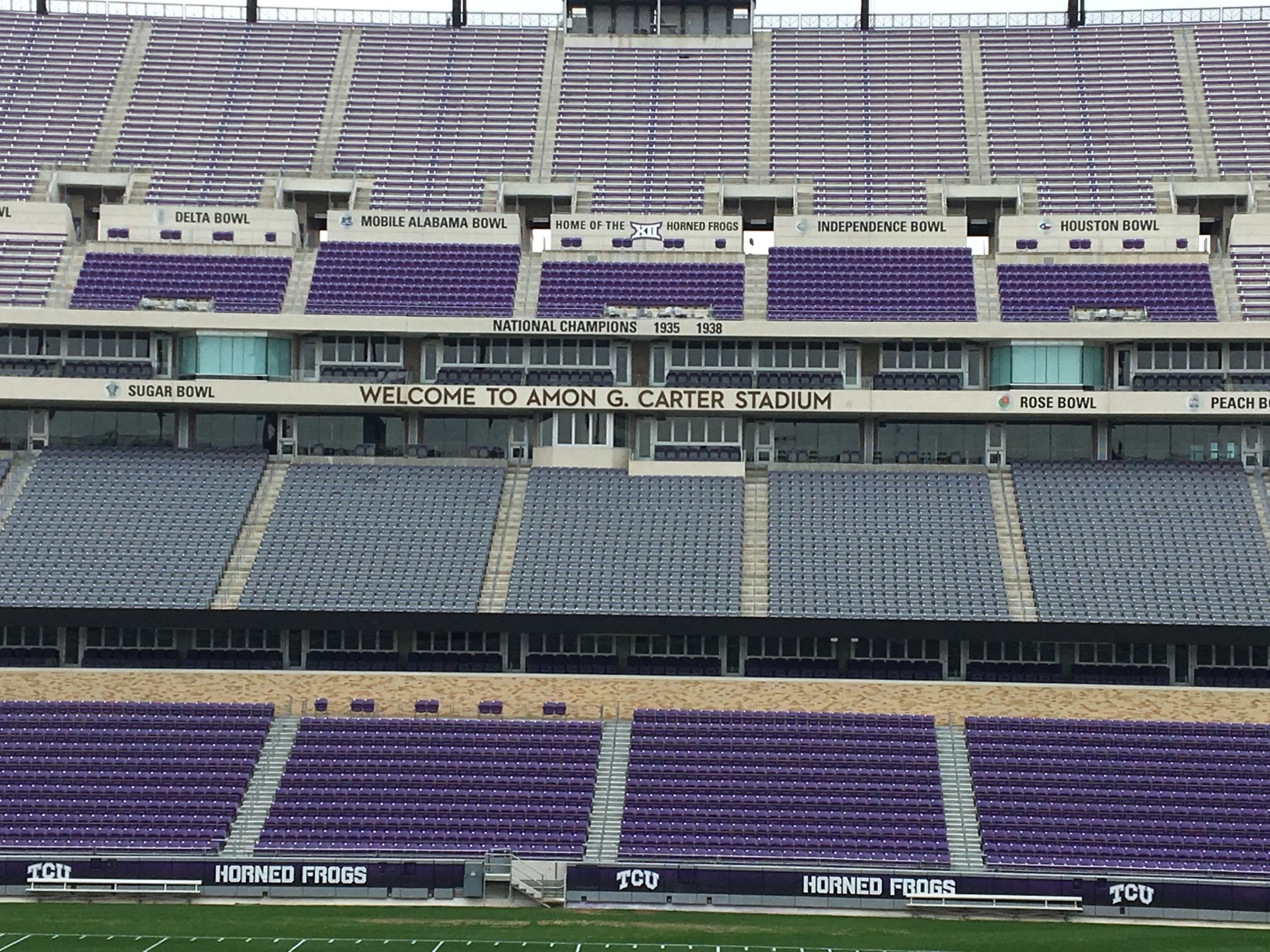 Amon Carter Stadium Seating Chart With Rows