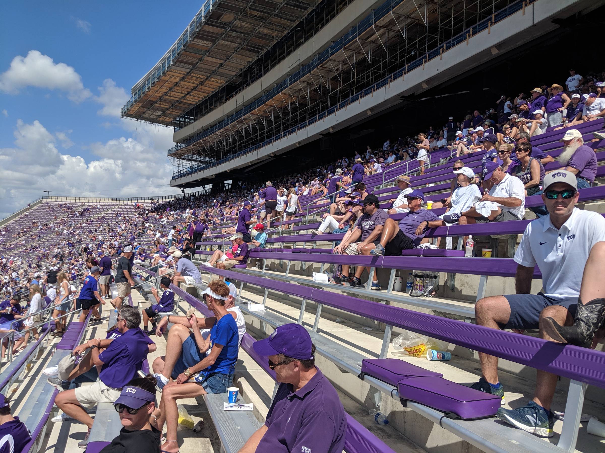 Amon Carter Stadium Seating Chart With Rows