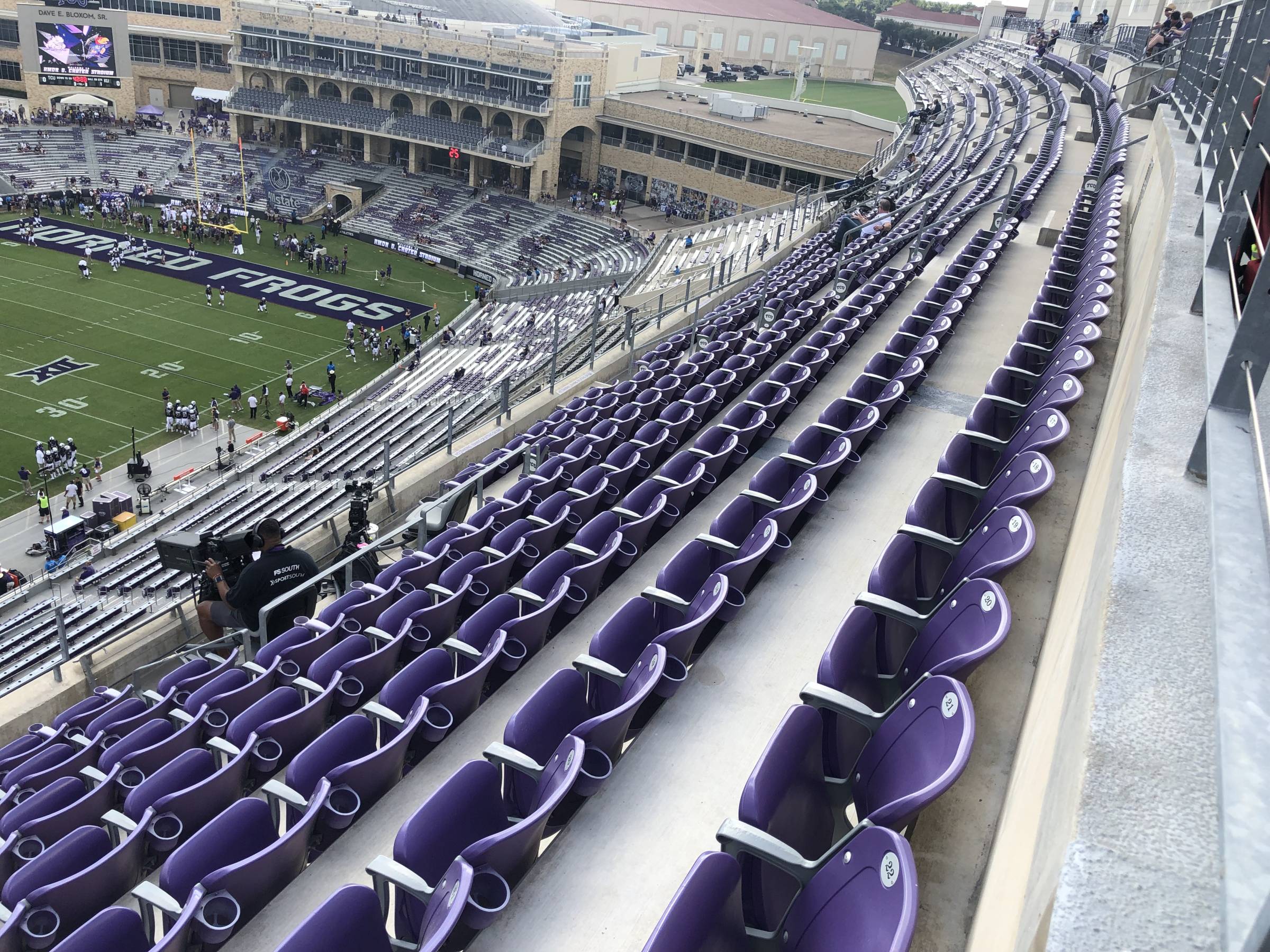 300 Level Chairbacks at Amon Carter Stadium