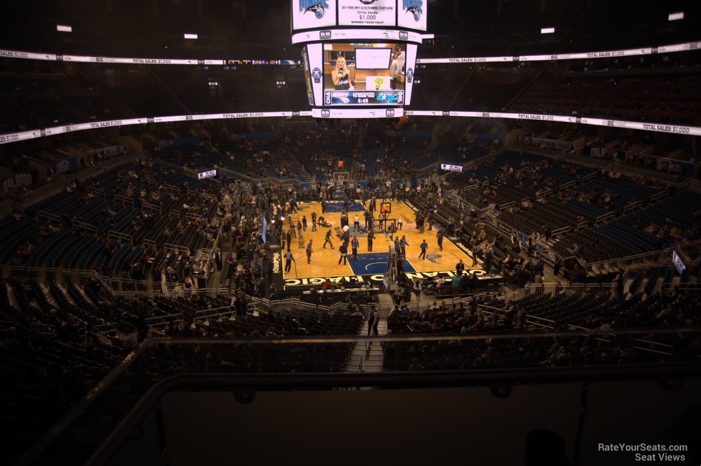 section 101, row 31 seat view  for basketball - kia center