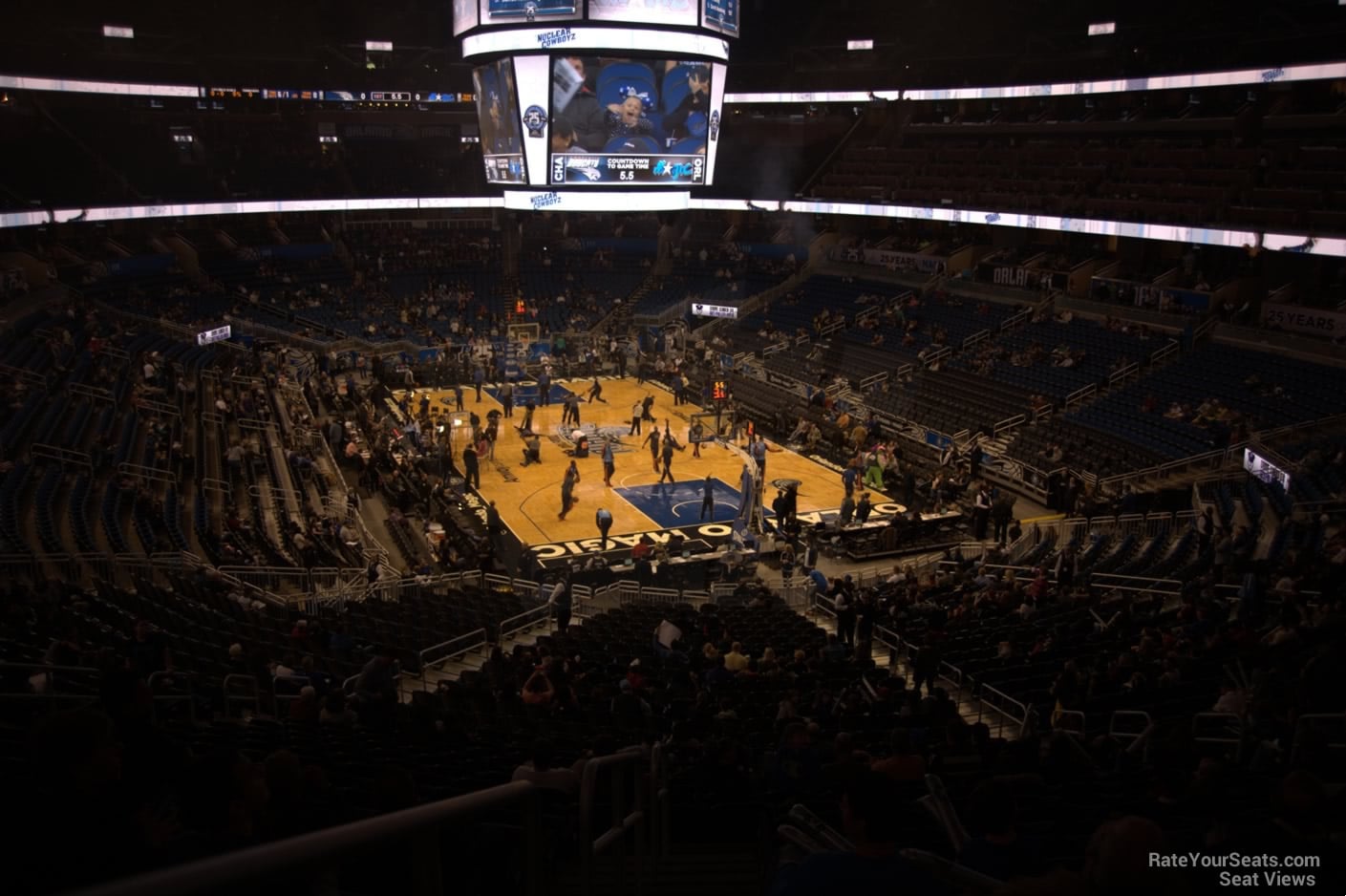 section 102, row 31 seat view  for basketball - kia center