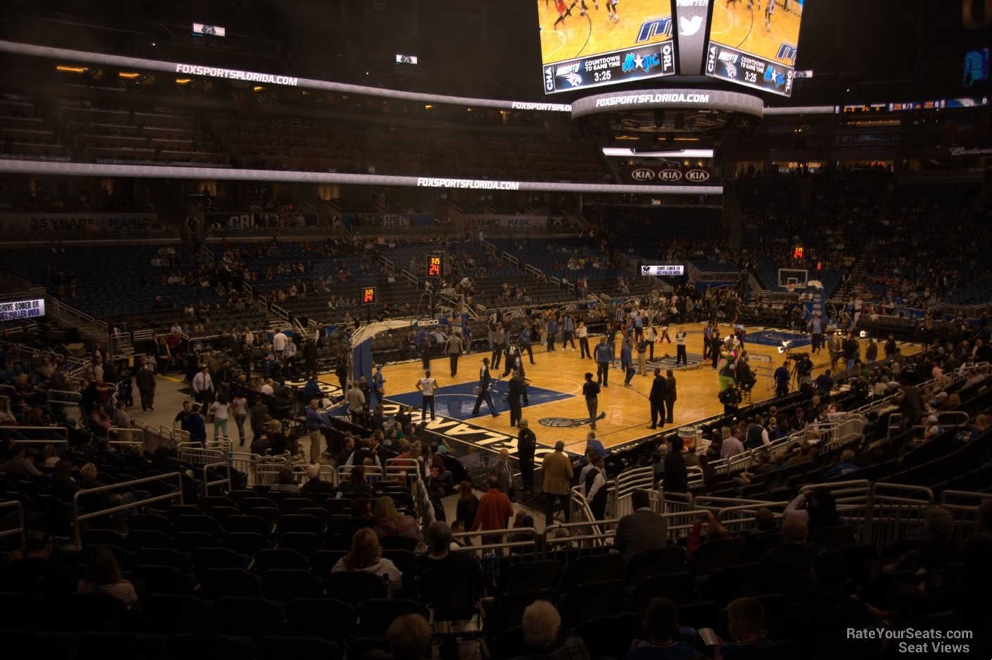 section 117 seat view  for basketball - amway center
