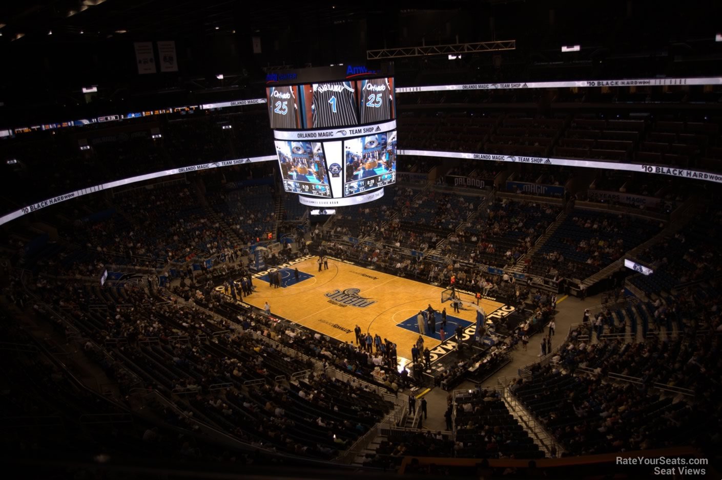 section 205 seat view  for basketball - amway center