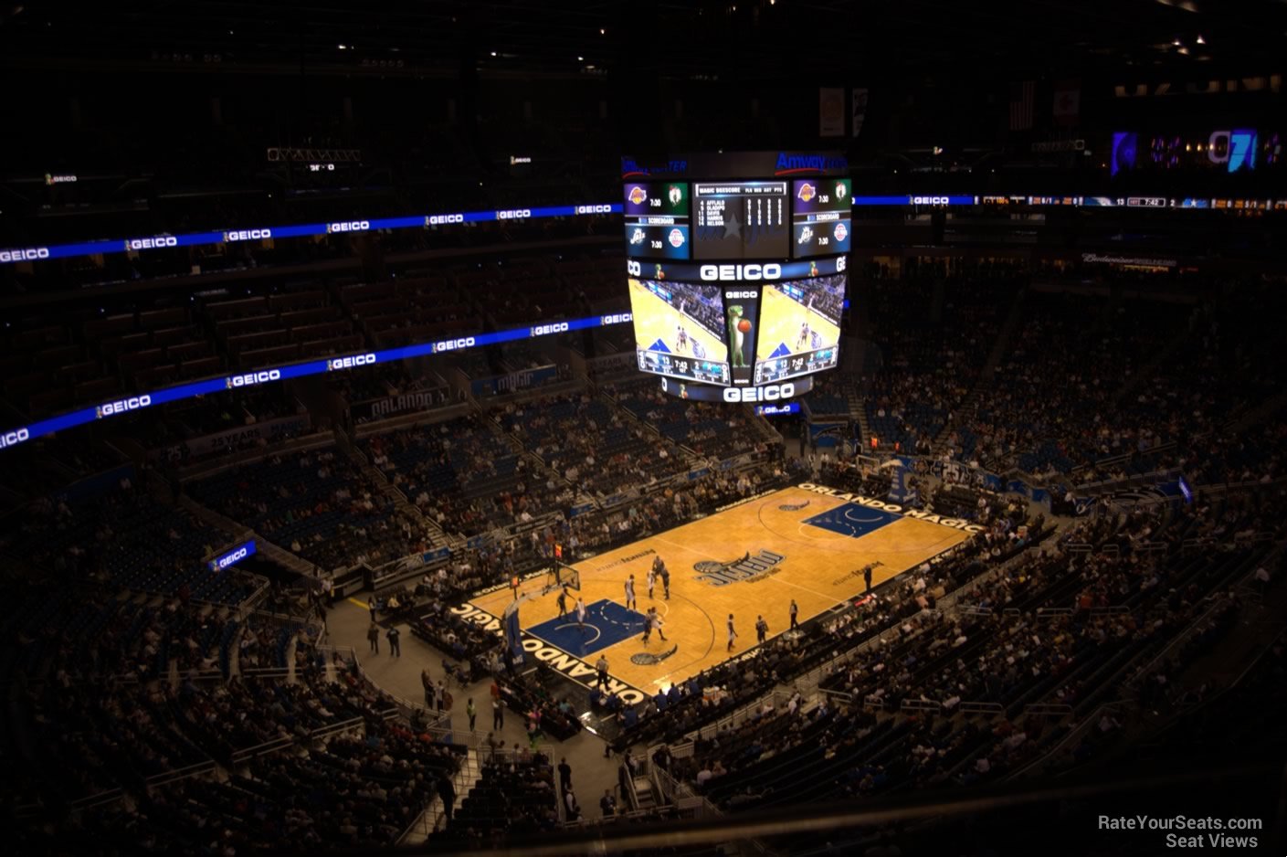 section 213 seat view  for basketball - amway center