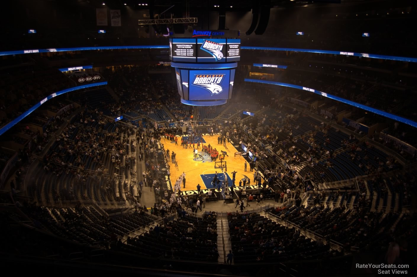 section 218 seat view  for basketball - amway center