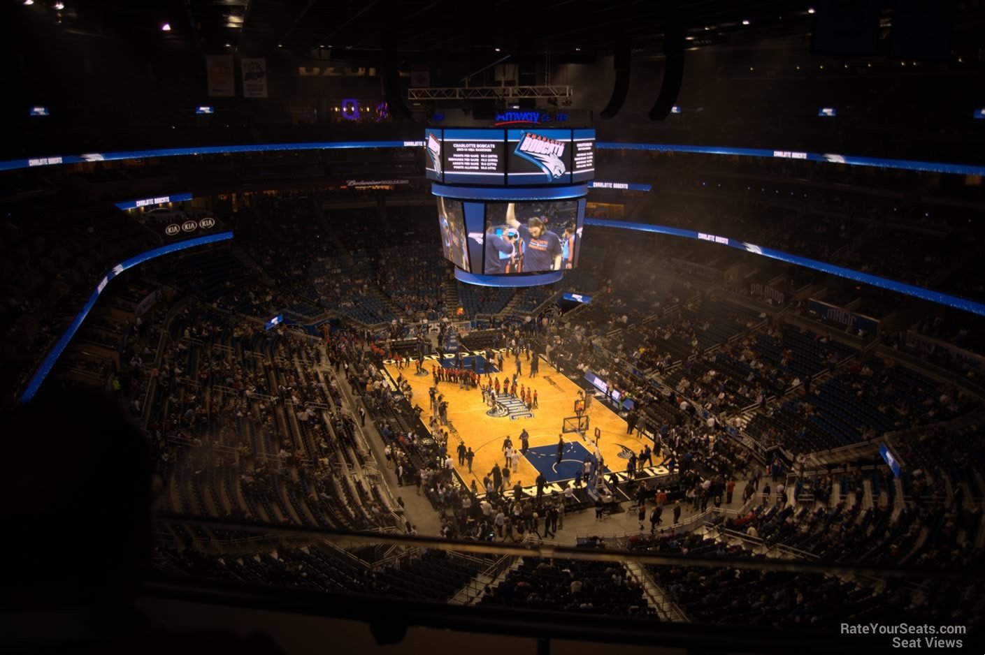 section 219 seat view  for basketball - amway center